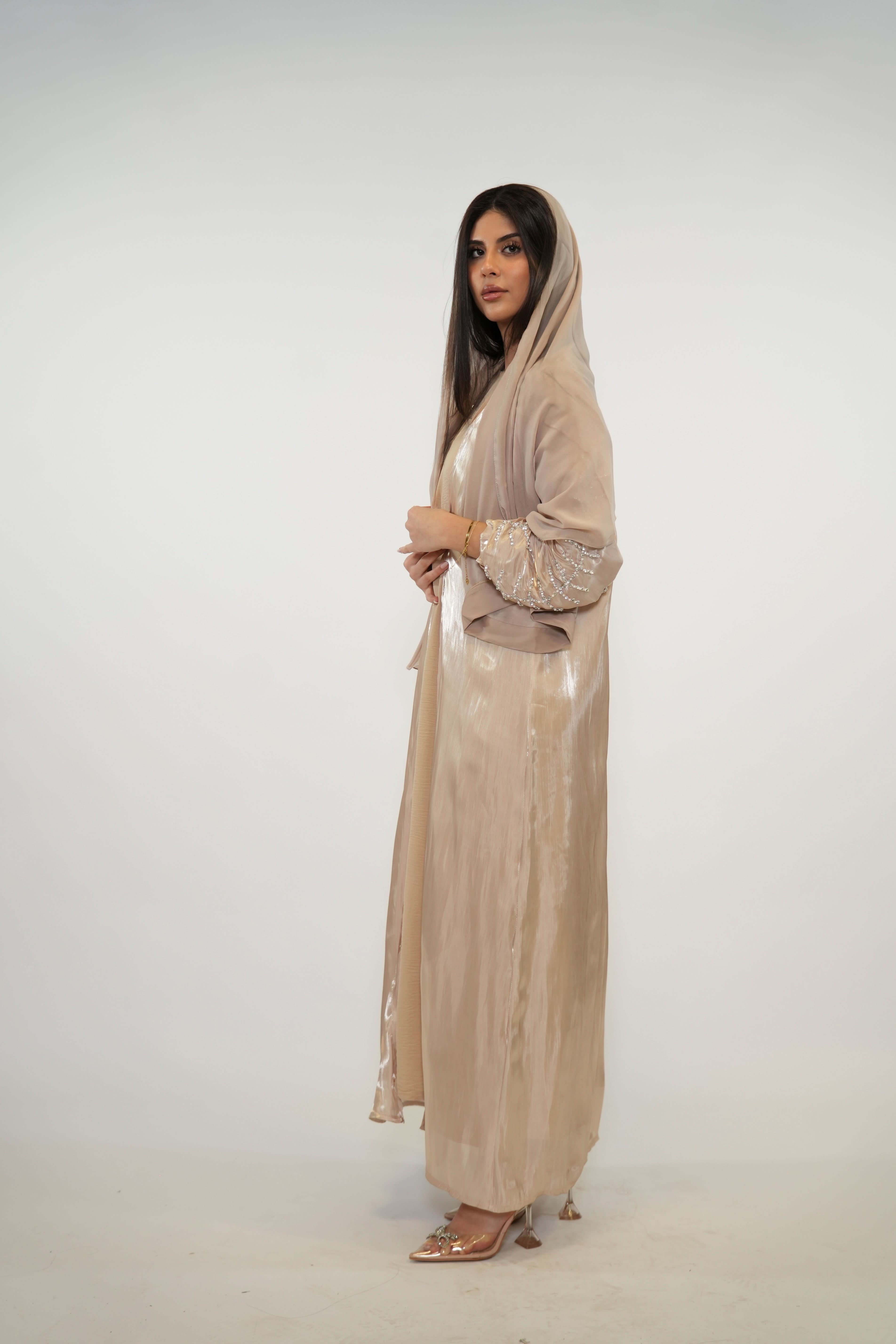 Pearl Abaya - beige - Losyana.Shop