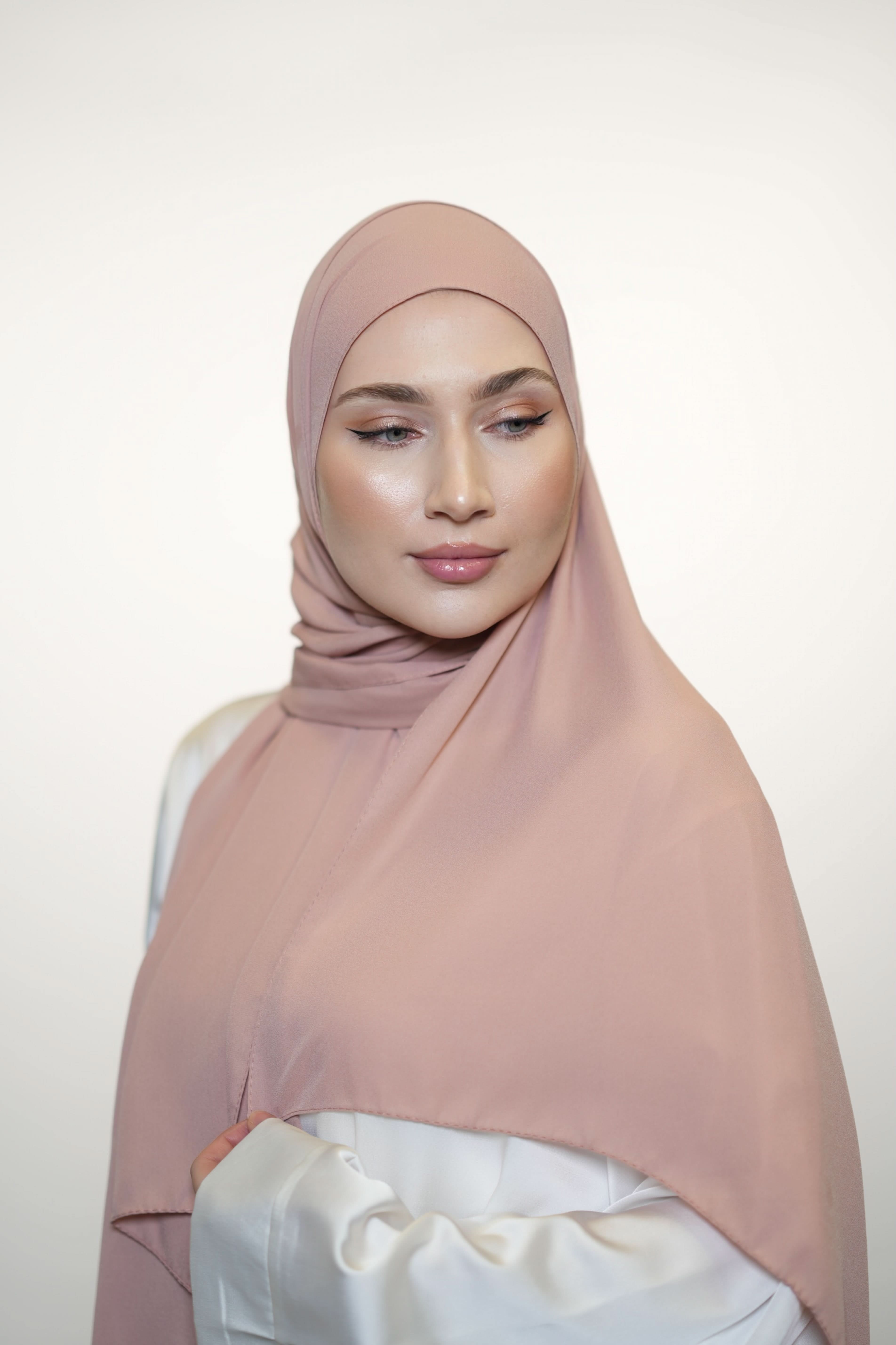 Crepe - dusty rose - Losyana.Shop