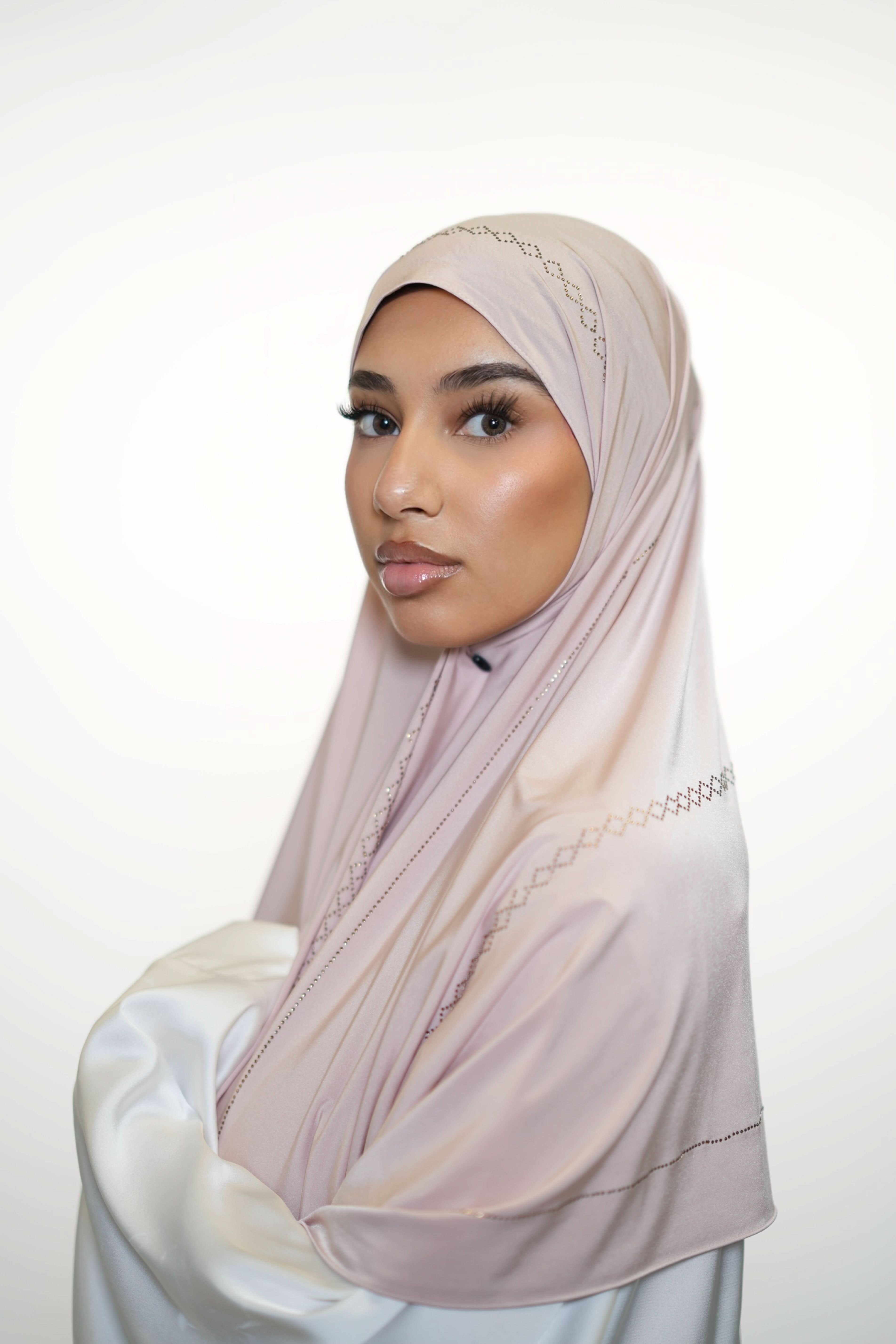 Diamond Satin premium Jersey - light rose - Losyana.Shop