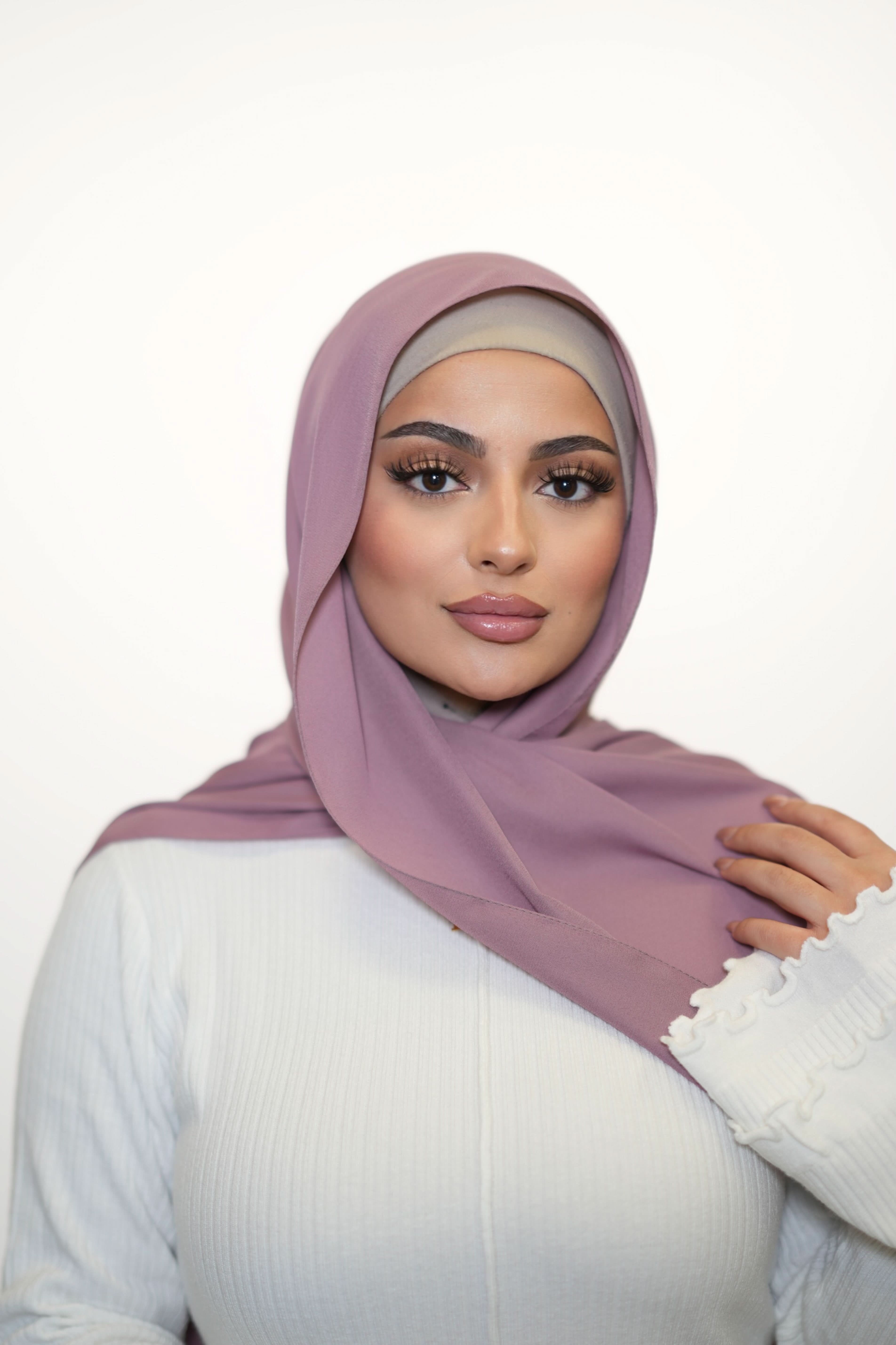 Crepe - dark rose - Losyana.Shop