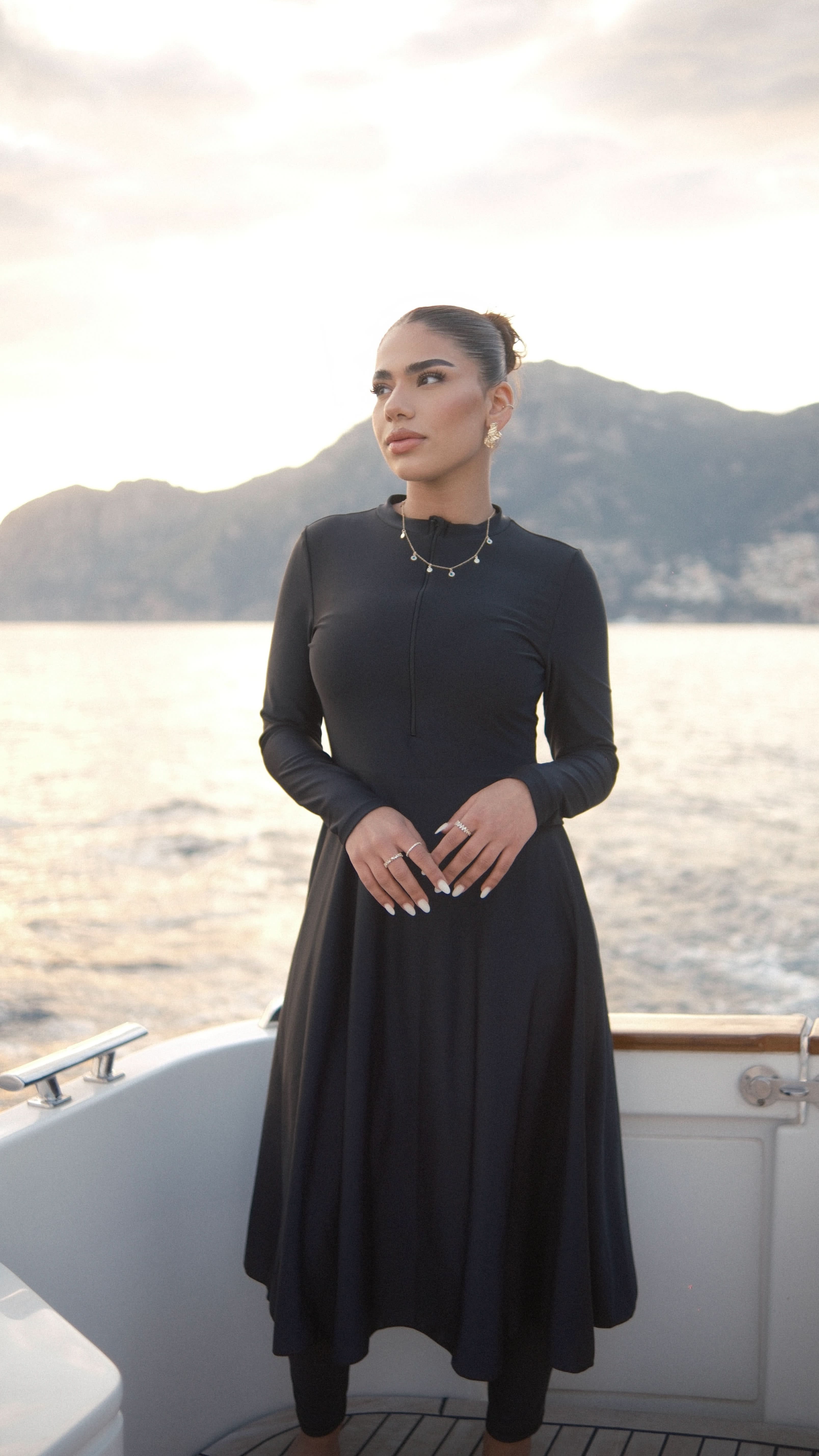 AZZURRA SET - BLACK - Losyana.Shop