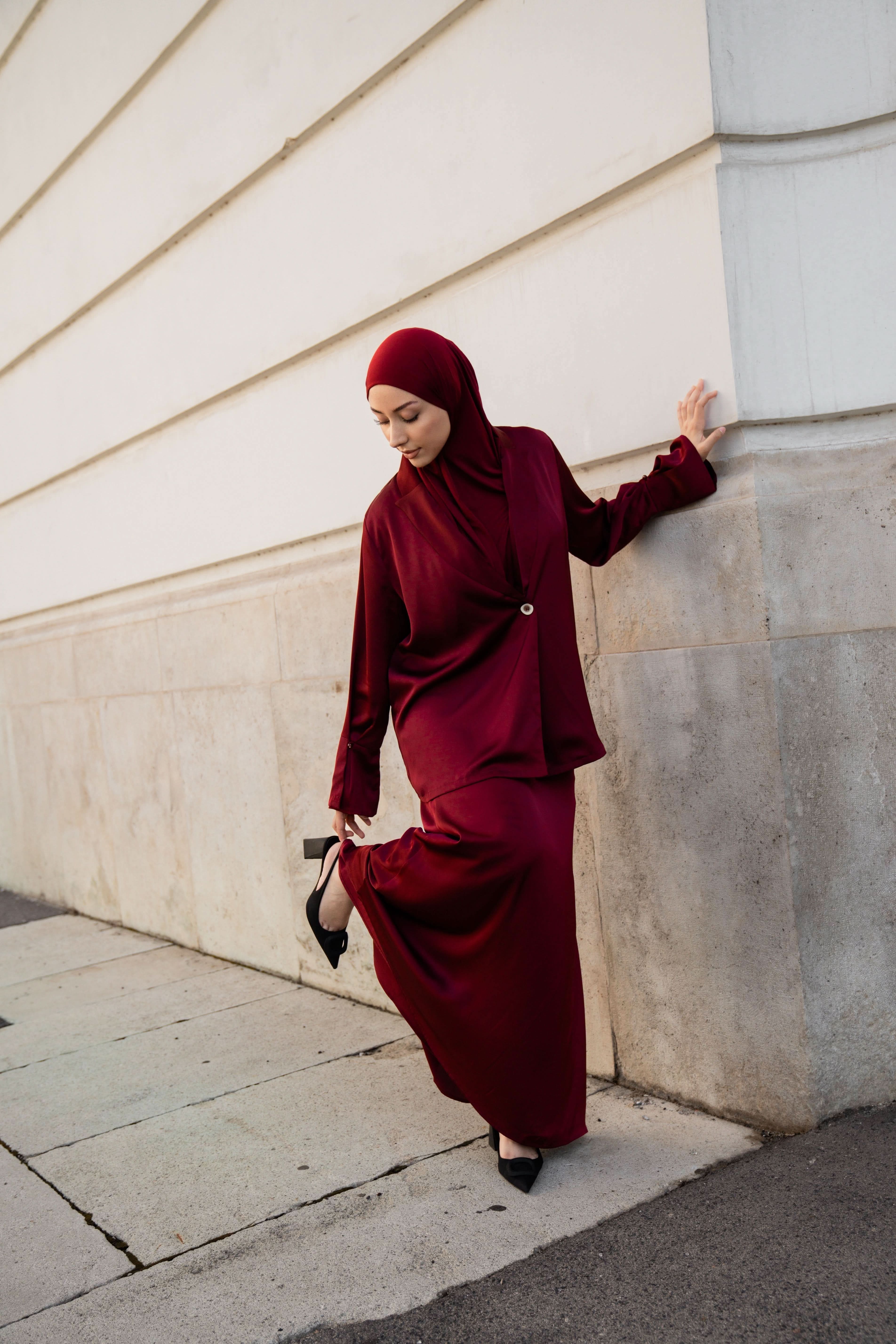 Liquid Jersey - Bordeaux - Losyana.Shop