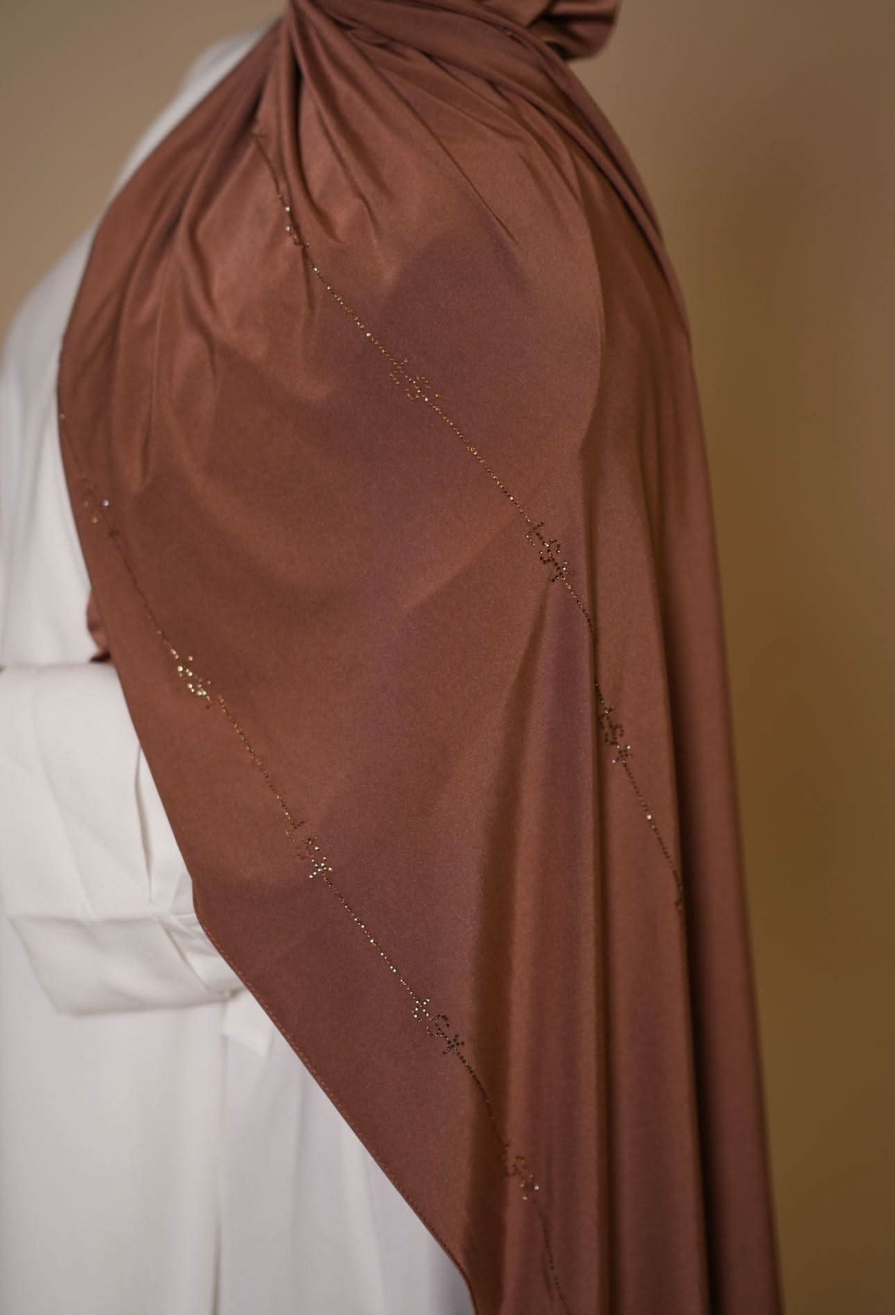 LSY Satin Premium Jersey -roasted caramel - Losyana.Shop