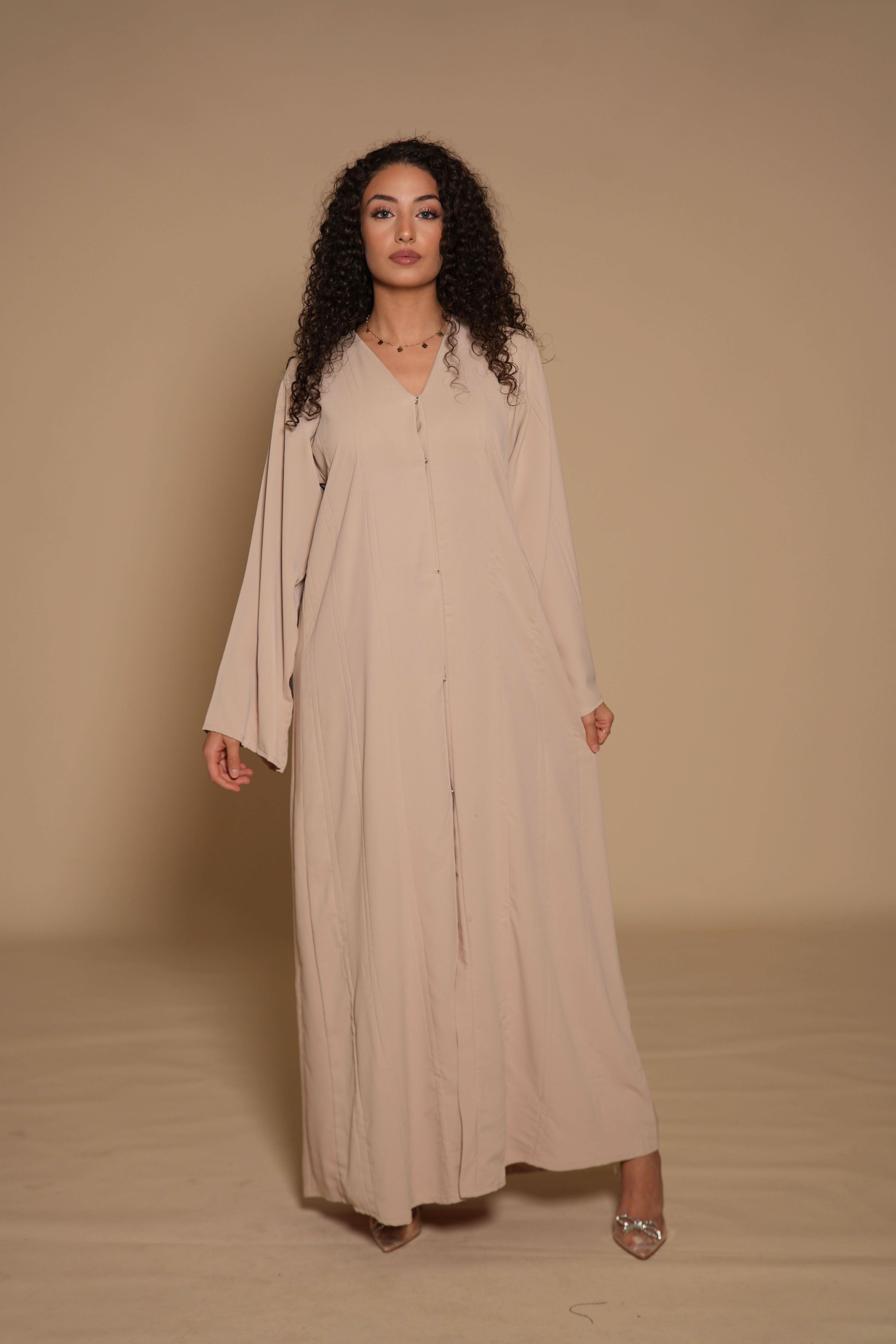 Kimono/Abaya - light beige - Losyana.Shop