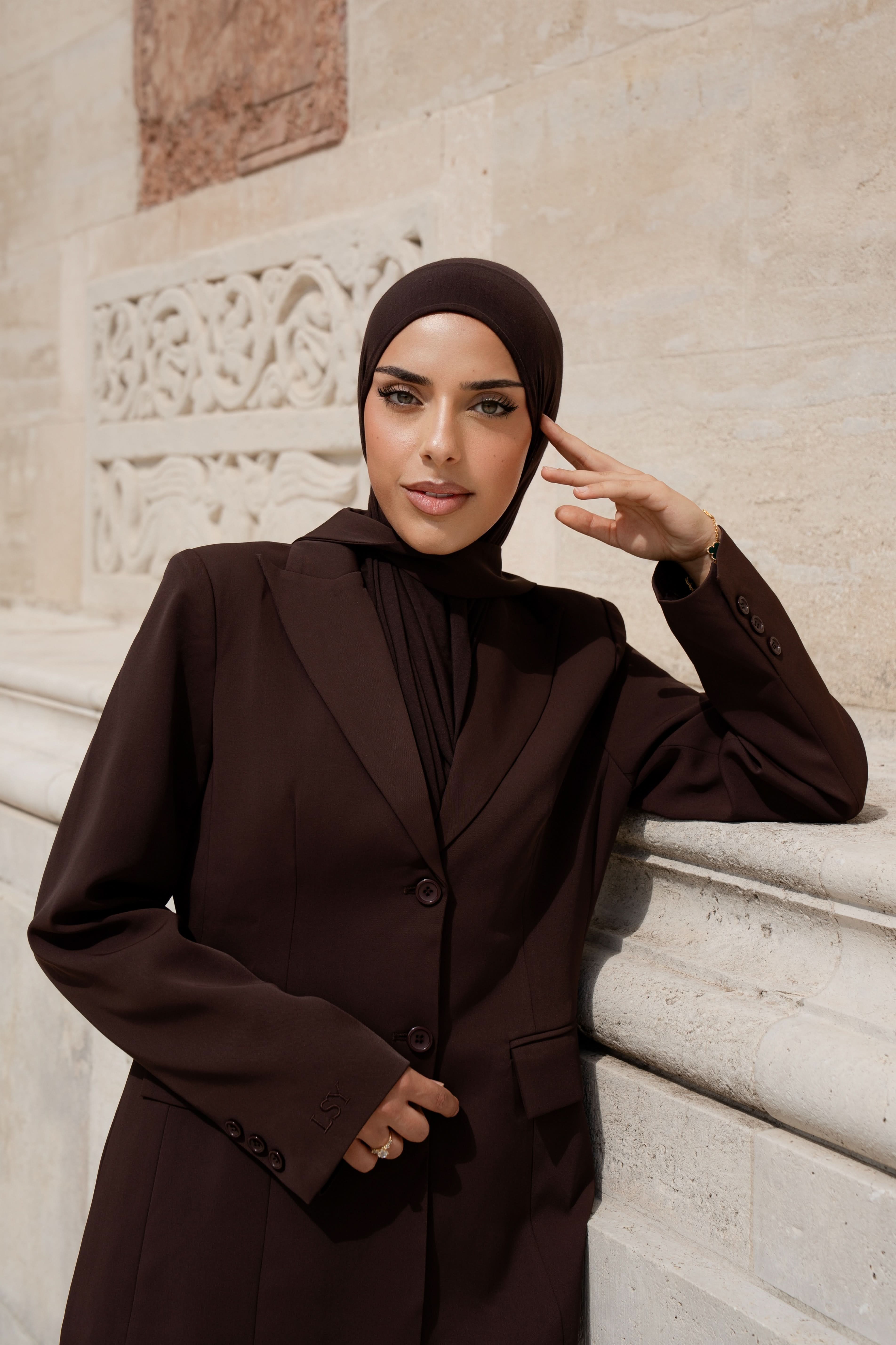 the palais blazer - espresso - Losyana.Shop