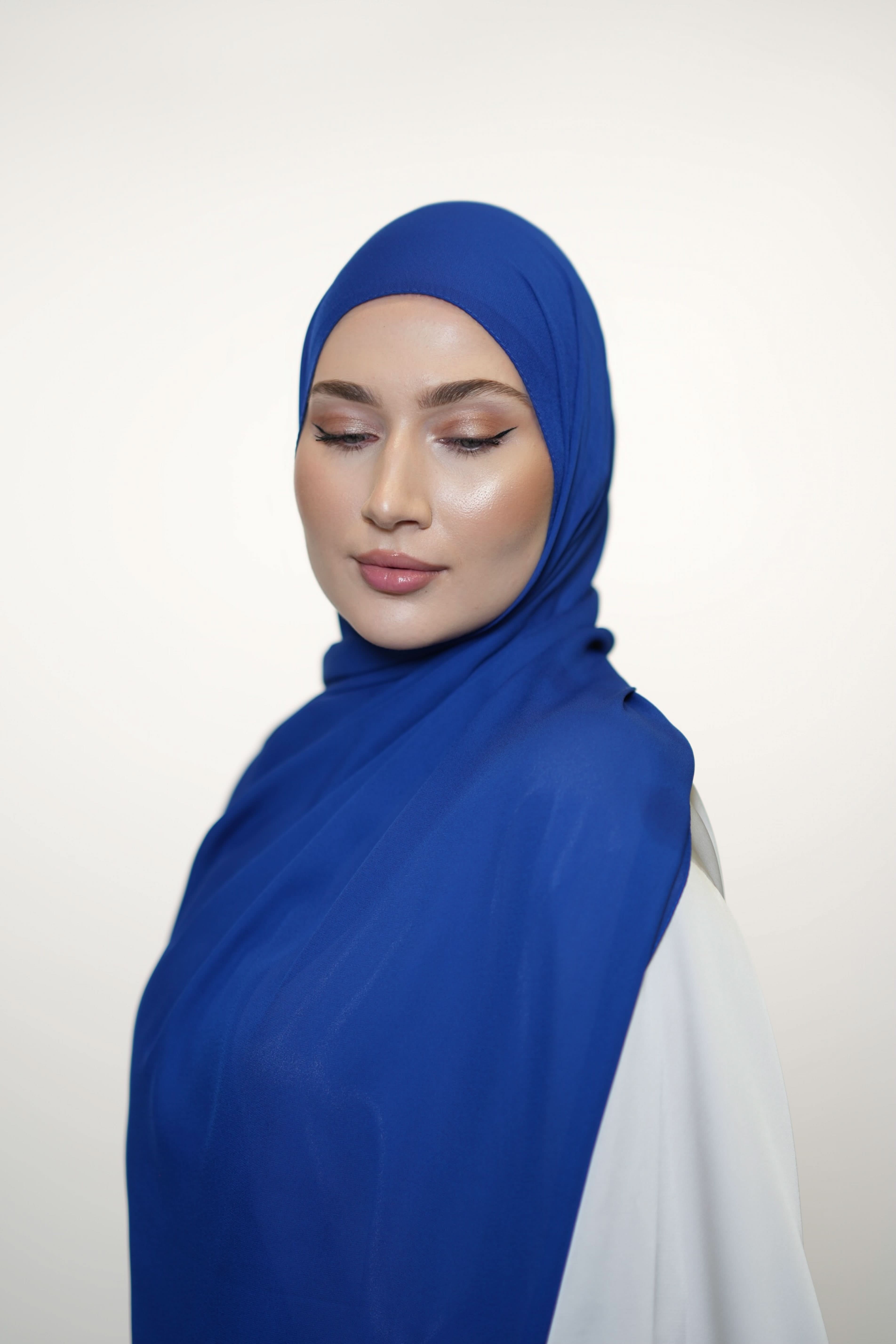 Crepe - marina blue - Losyana.Shop