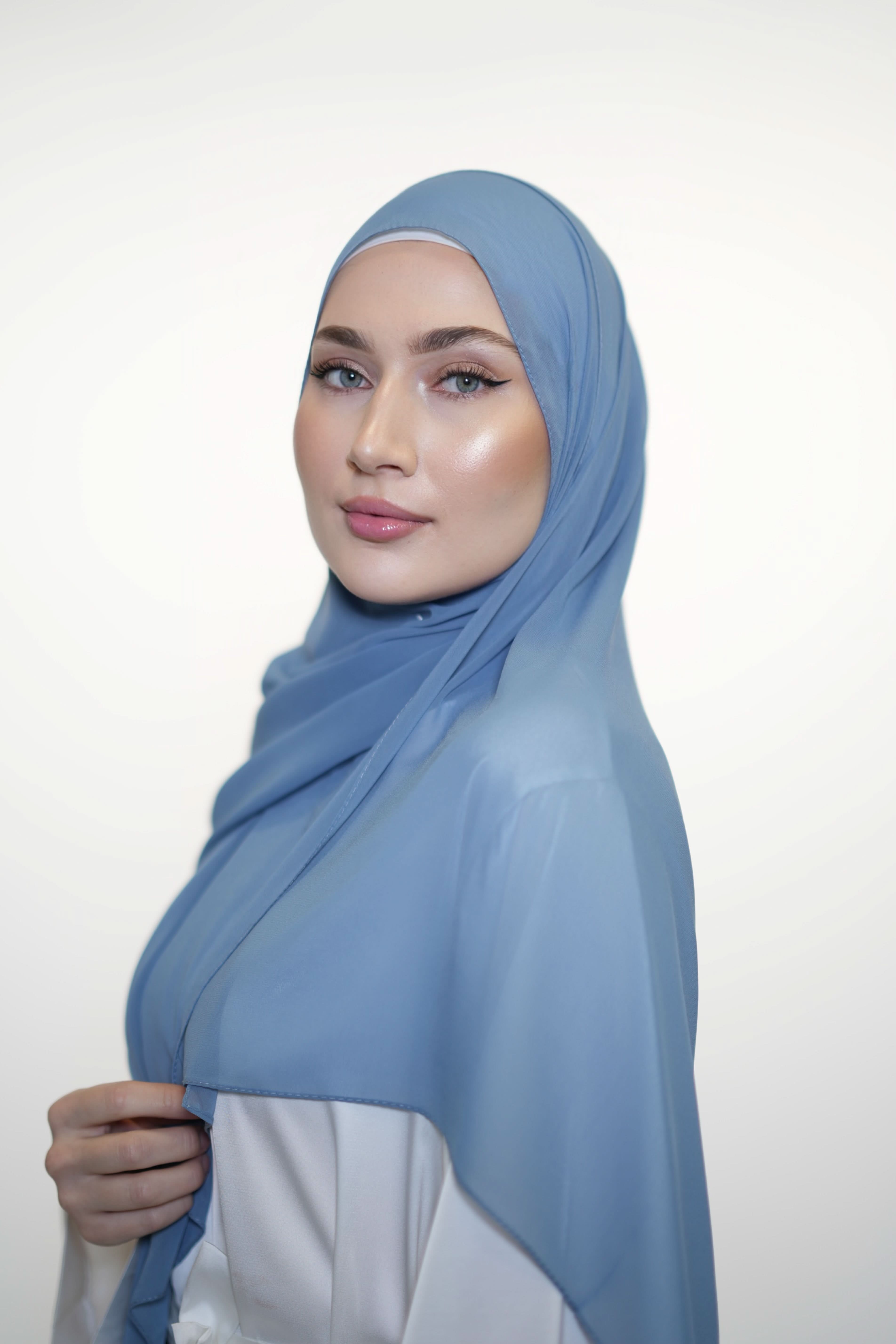 Chiffon - Mediterranean blue - Losyana.Shop