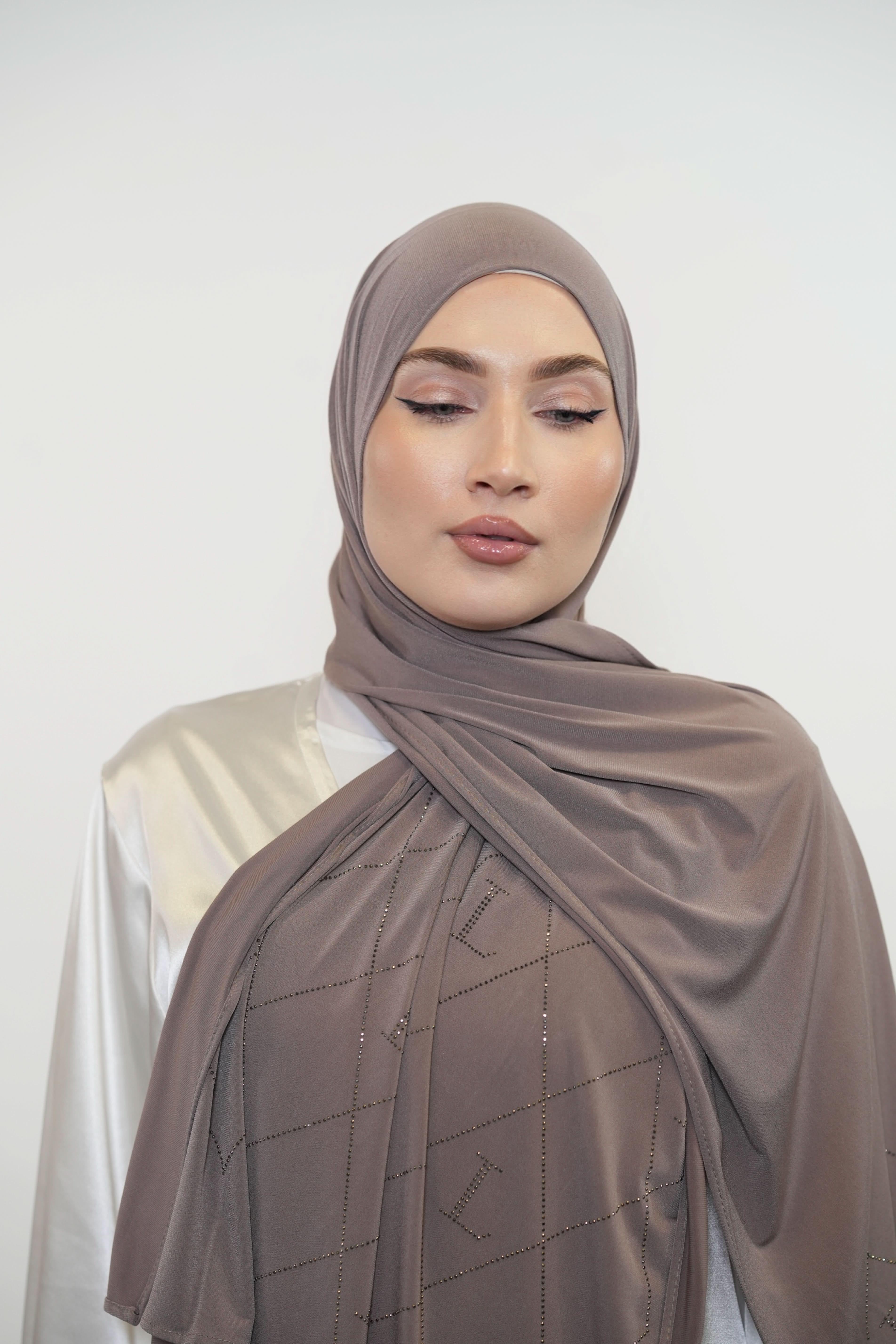 Premium Jersey Strass “L” - wood - Losyana.Shop