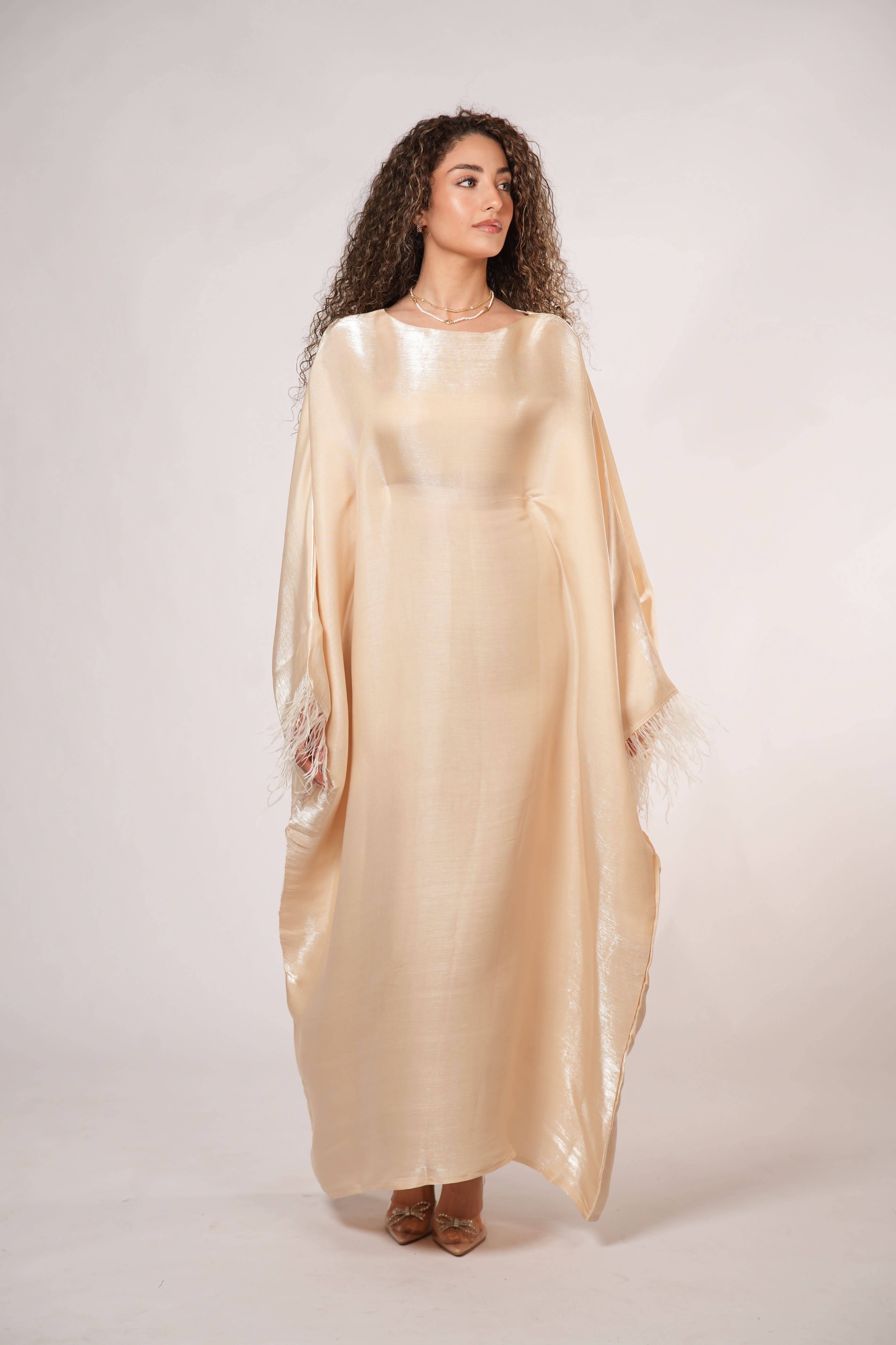 Farasha abaya - beige - Losyana.Shop