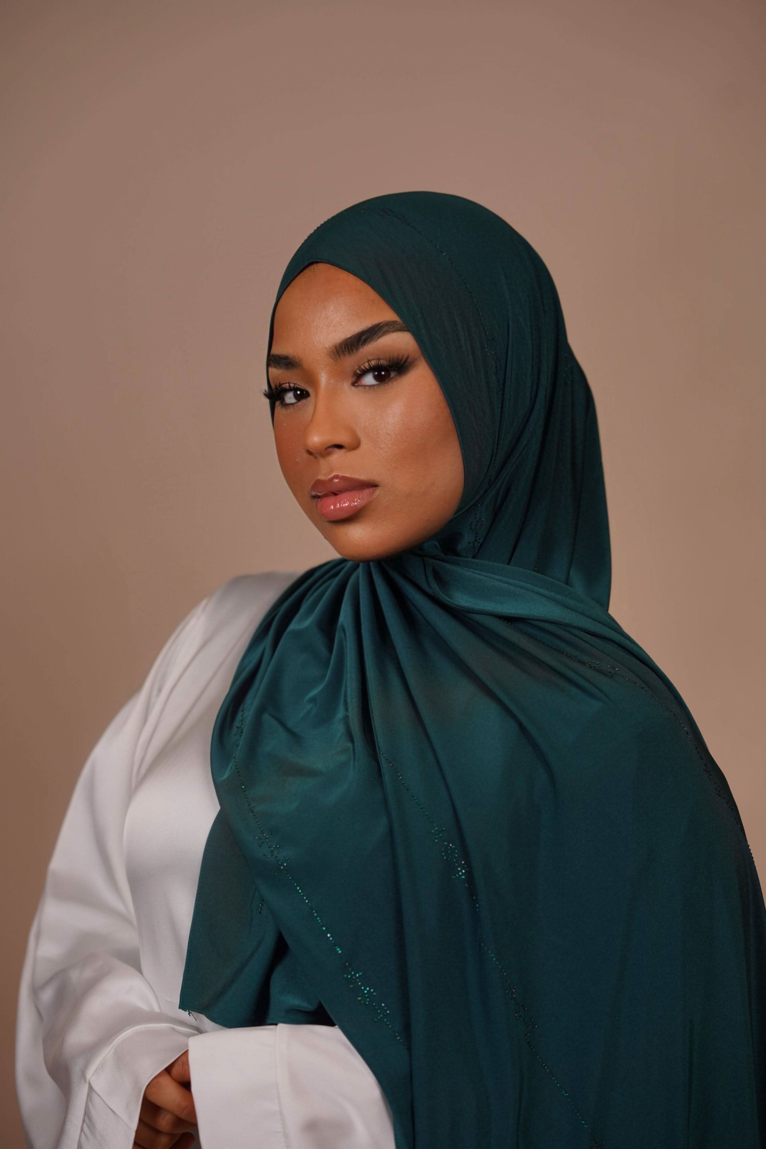 LSY Satin Premium Jersey - royal green - Losyana.Shop