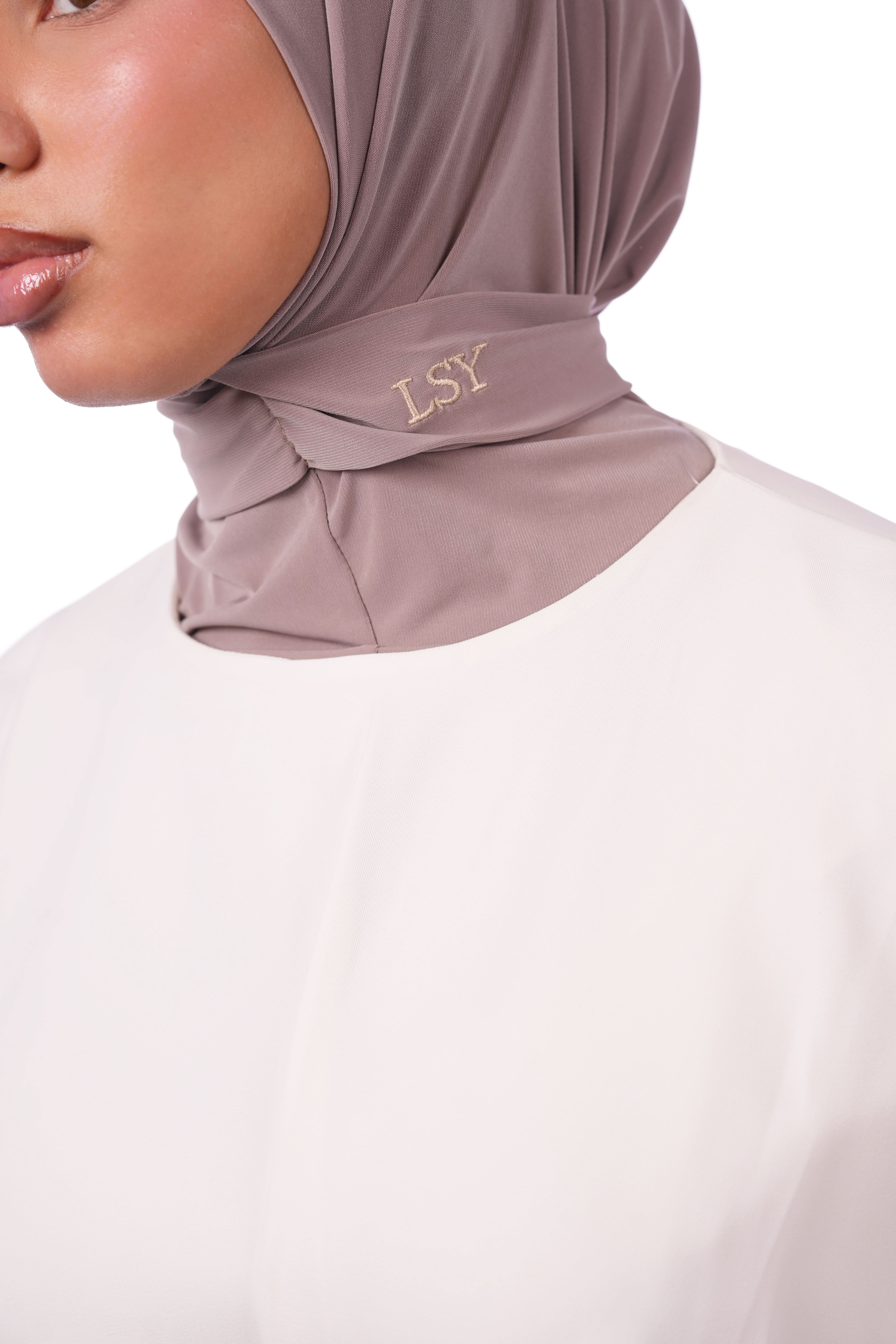 Instant Hijab - taupe - Losyana.Shop