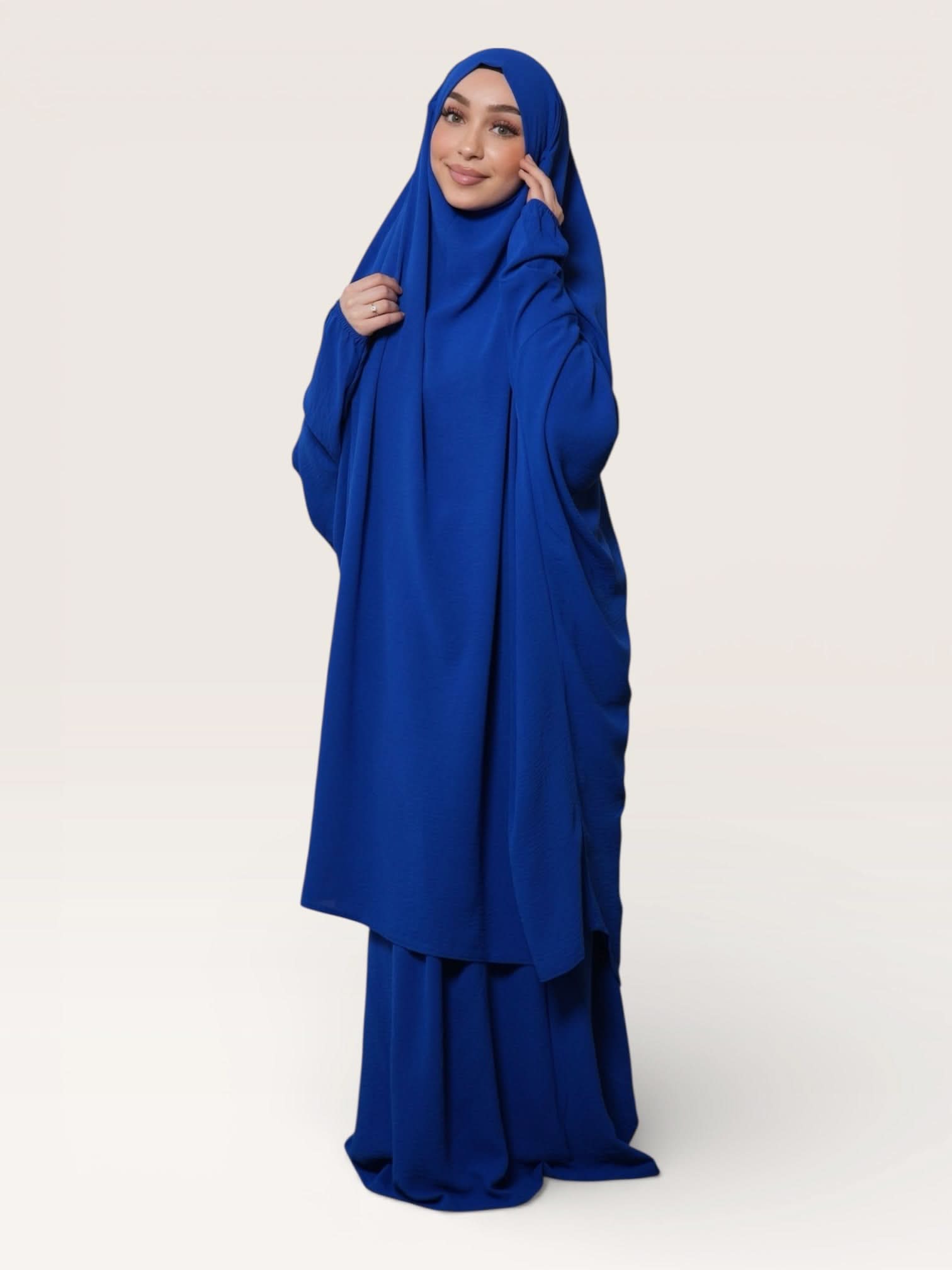jazz jilbab - royal blue - Losyana.Shop