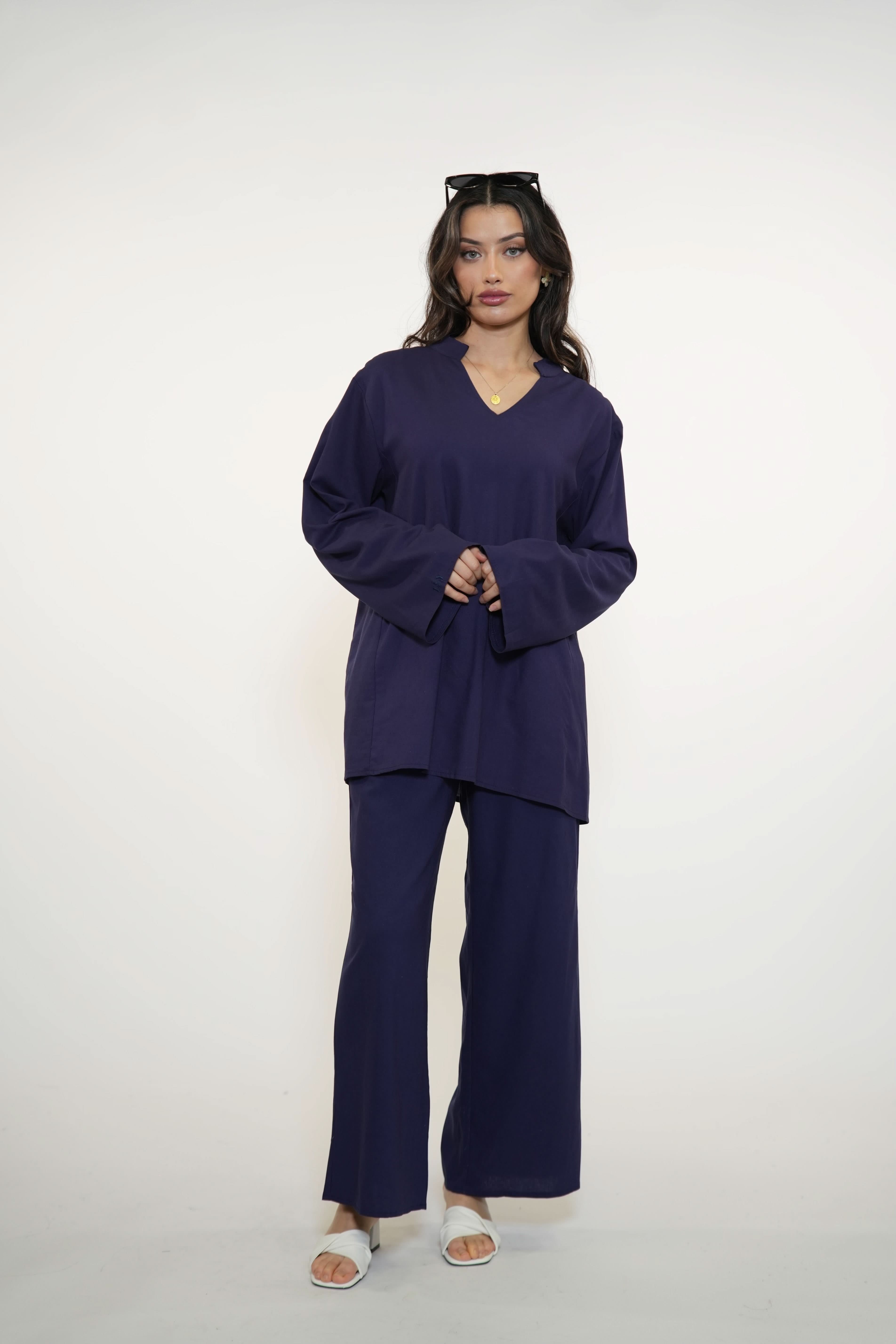 SICILIAN BREEZE SET - NAVY - Losyana.Shop