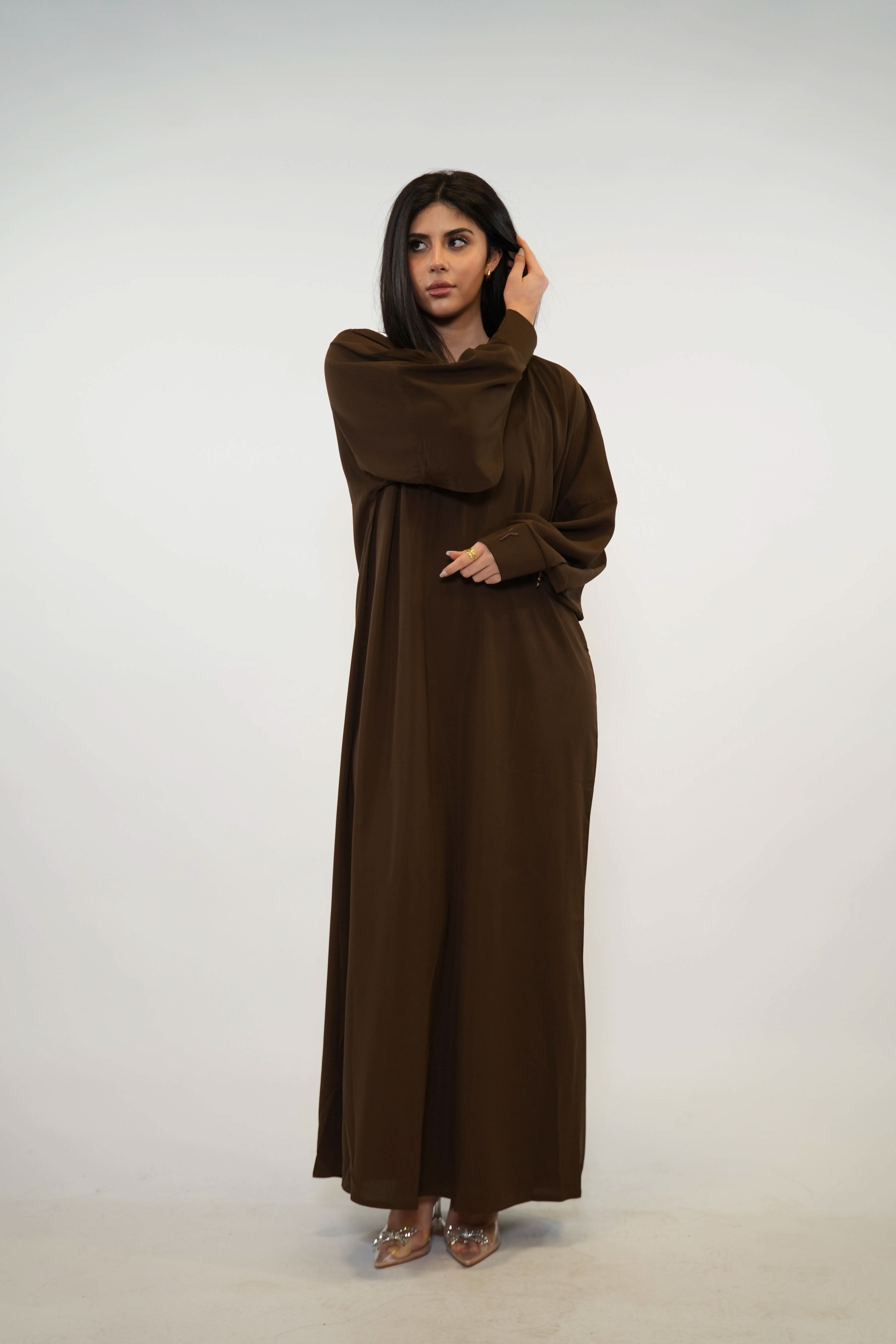 LY Abaya - brown sugar - Losyana.Shop