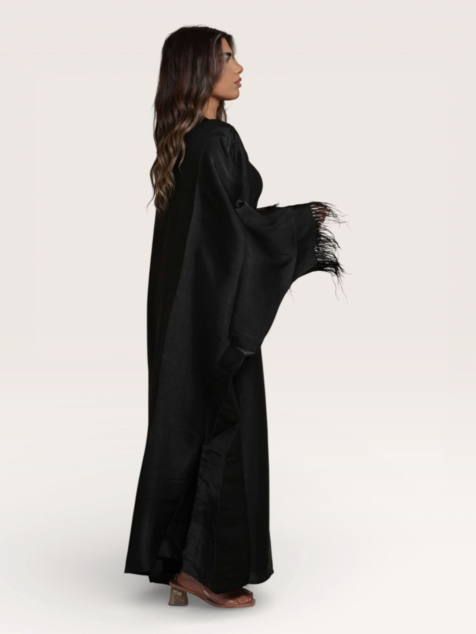 Farasha Abaya - black - Losyana.Shop