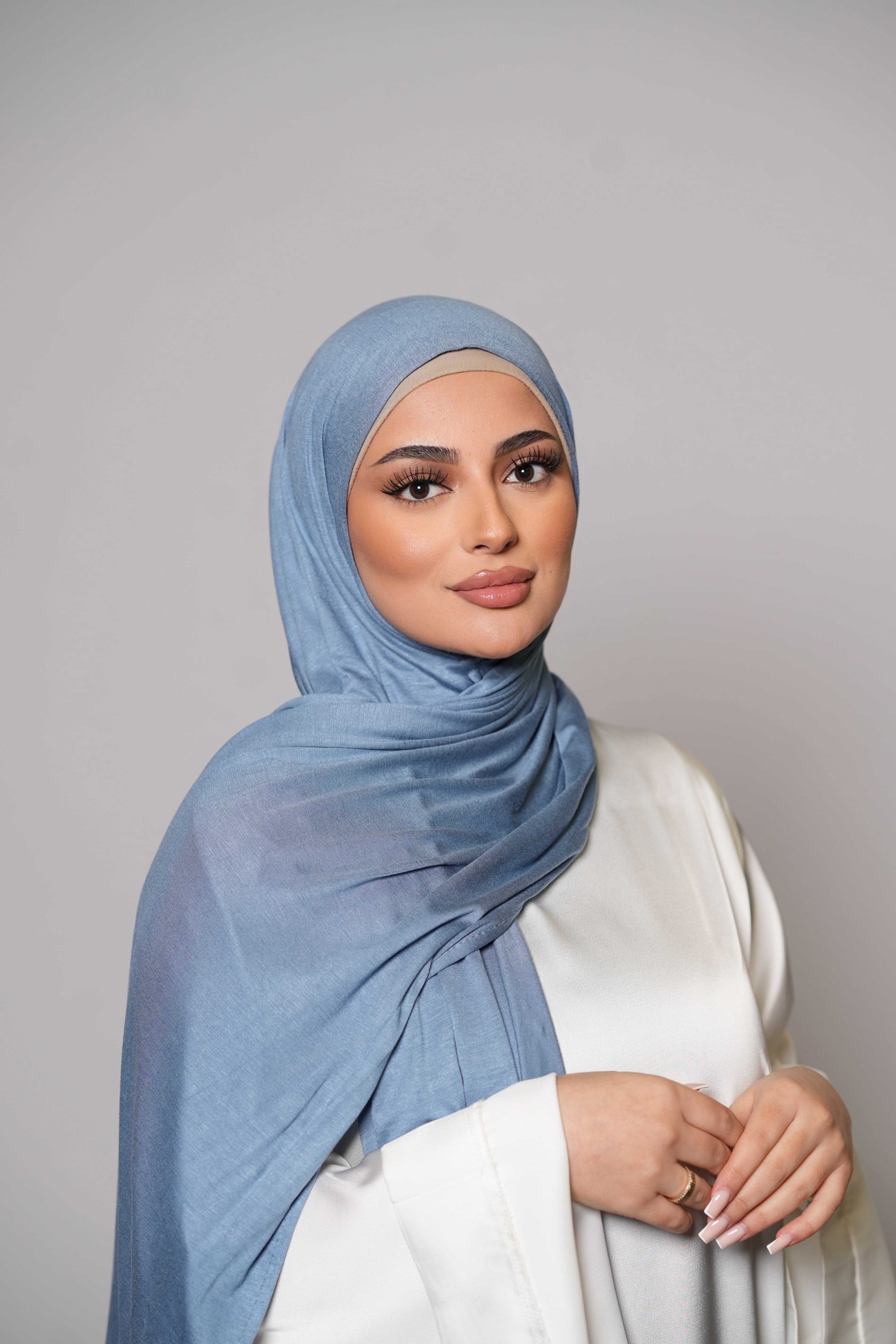 Premium Bamboo Jersey - powder blue - Losyana.Shop