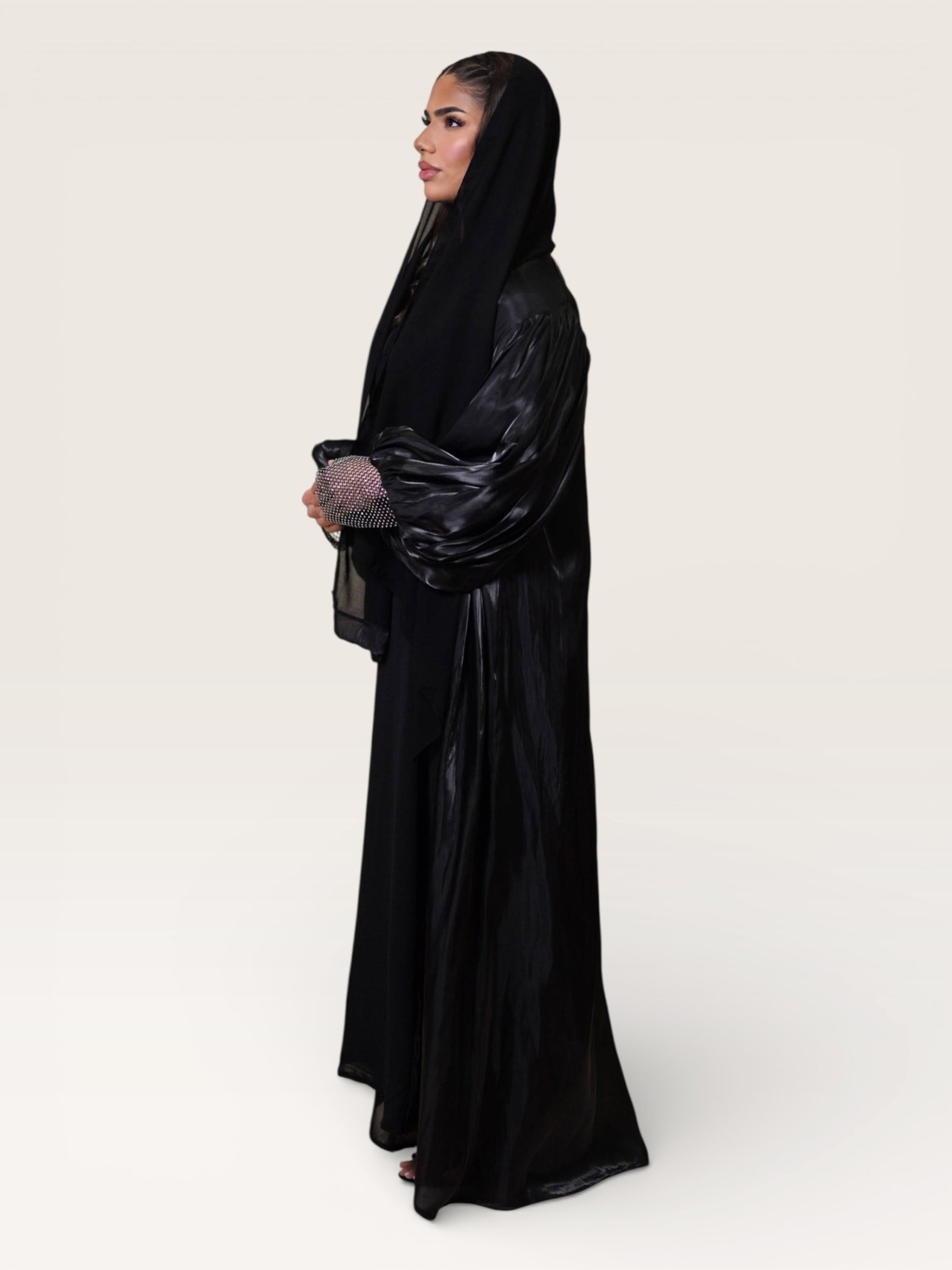 Emirate abaya - black