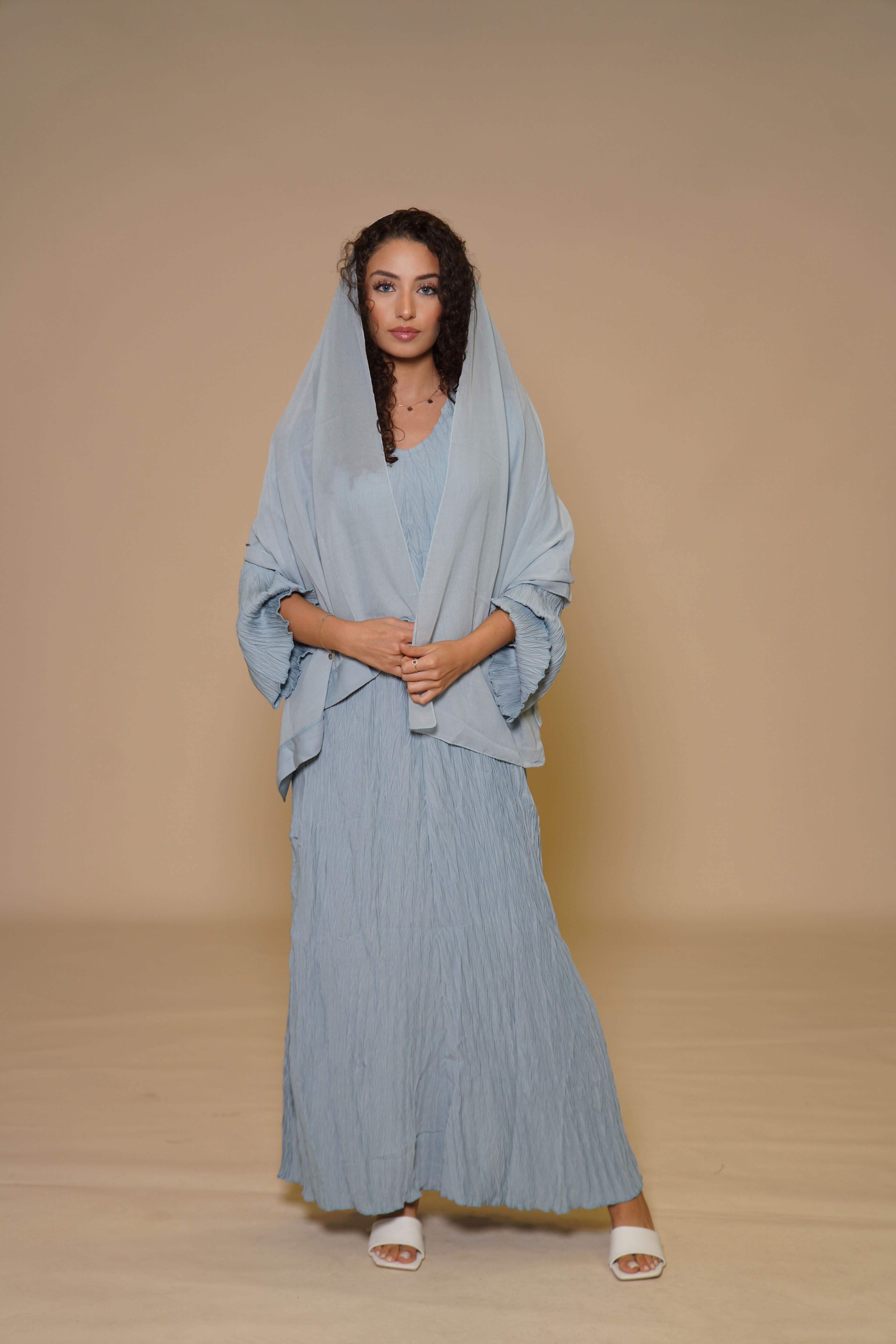 dress - Baby Blue - Losyana.Shop