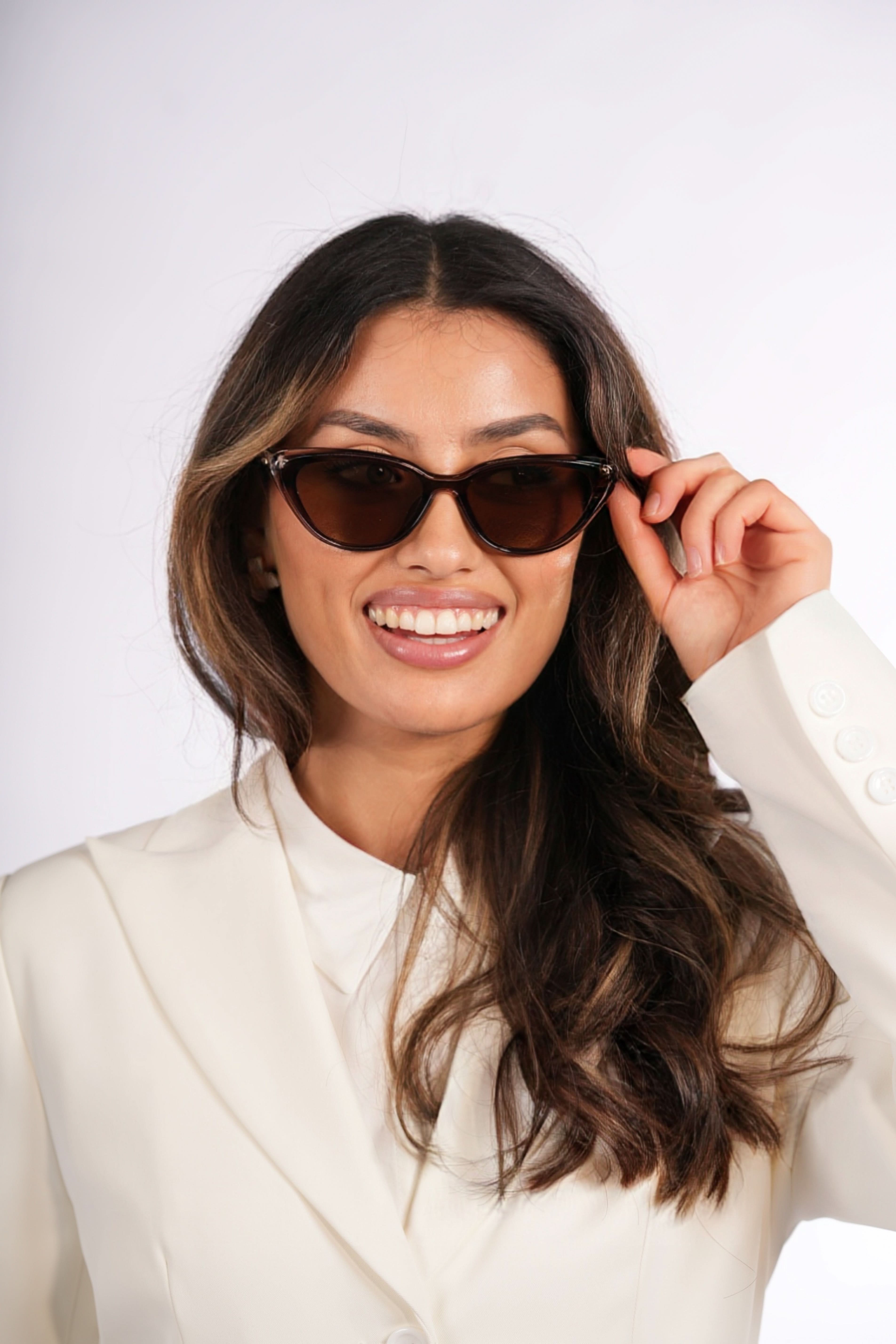 LSY SUN GLASSES - BROWN