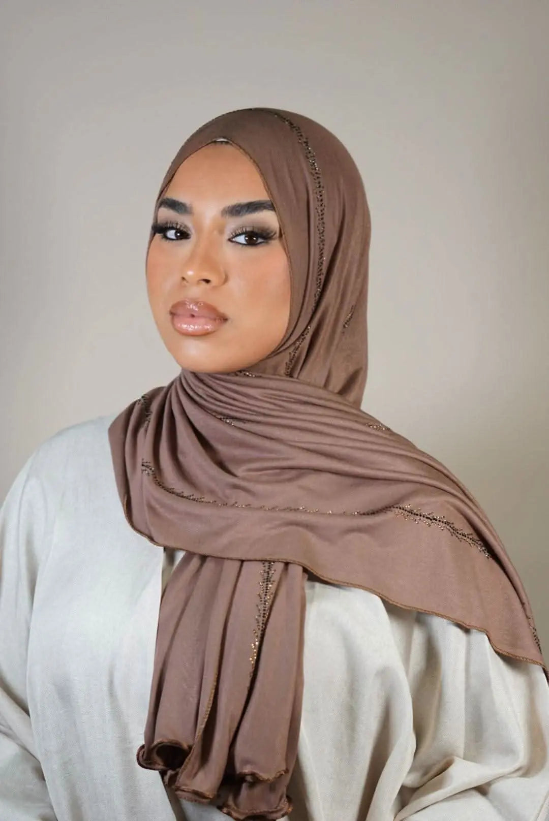 Diamond jersey 1 - coffee - Losyana.Shop