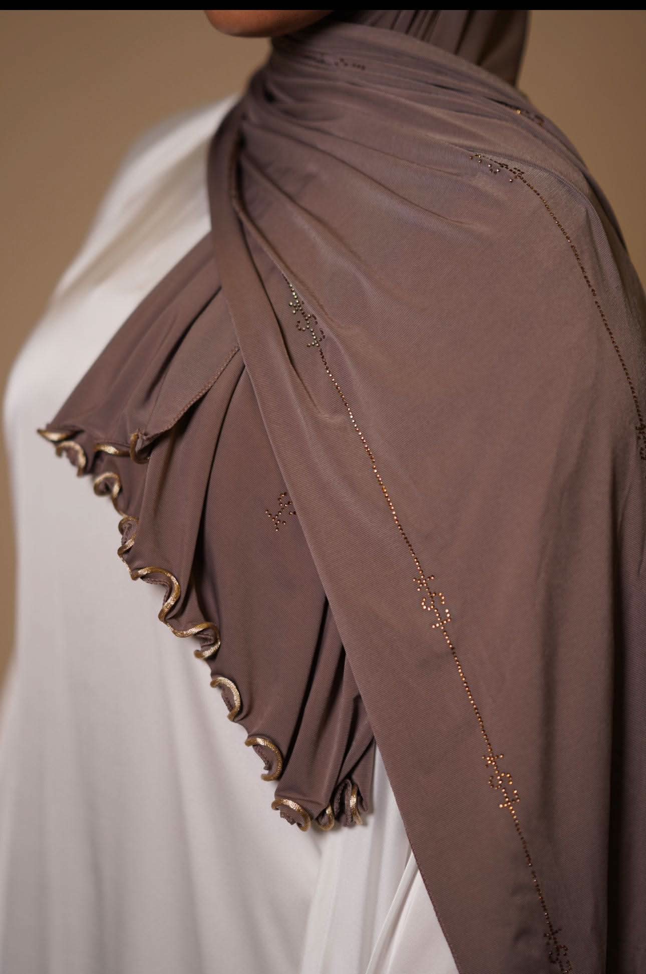 LSY Diamond Premium Jersey - mocca brown - Losyana.Shop
