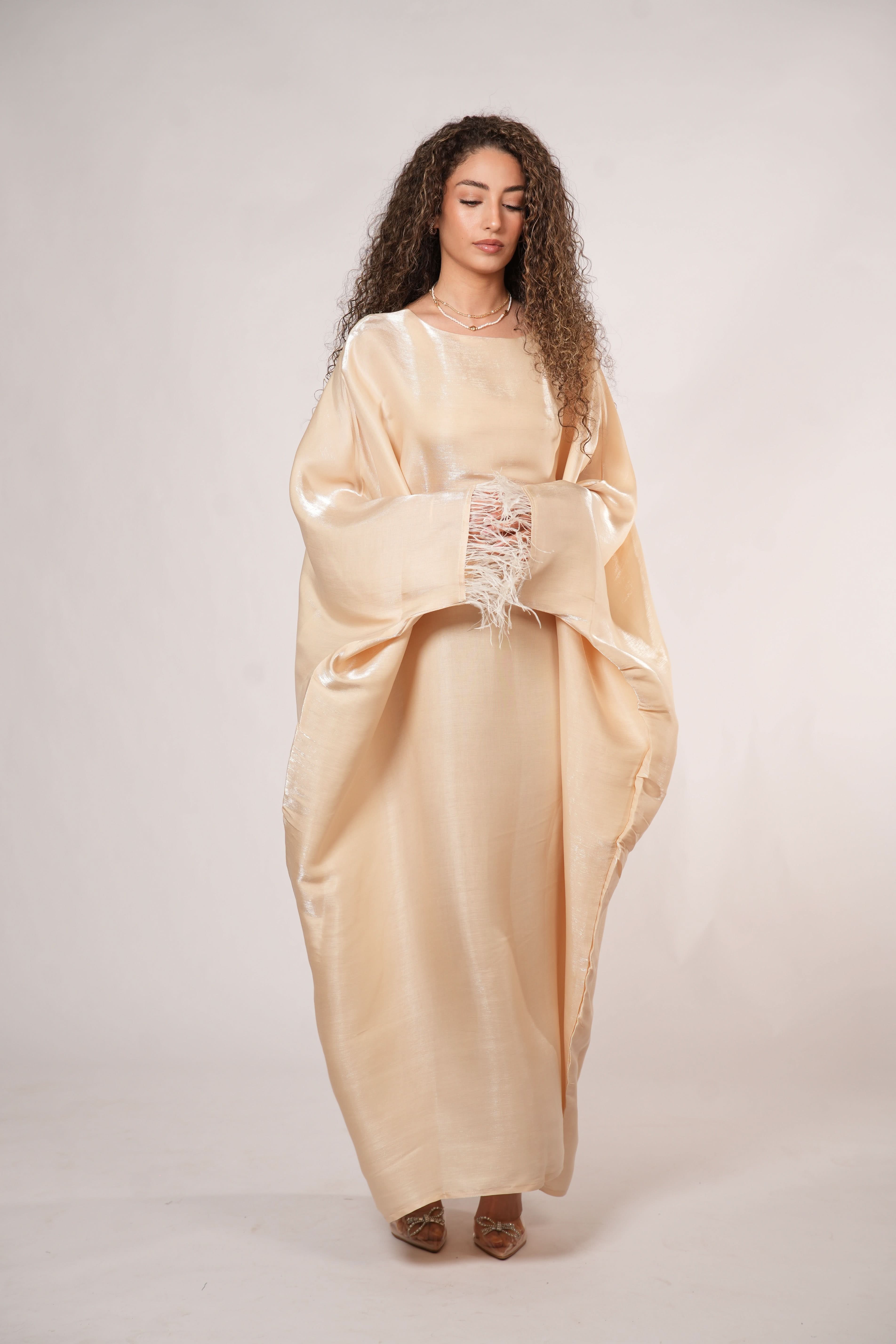 Farasha abaya - beige - Losyana.Shop