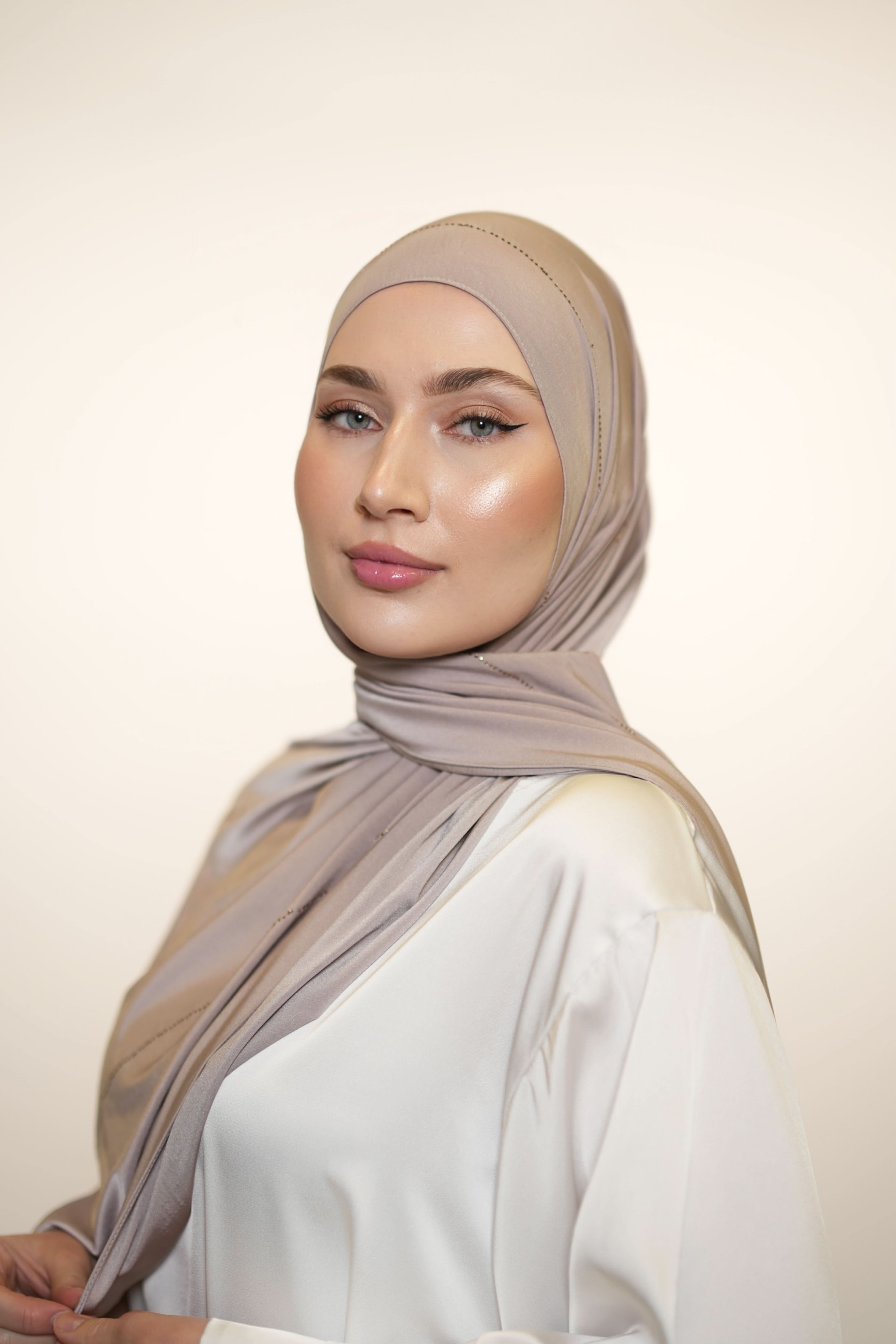 Diamond Satin premium Jersey - beige - Losyana.Shop