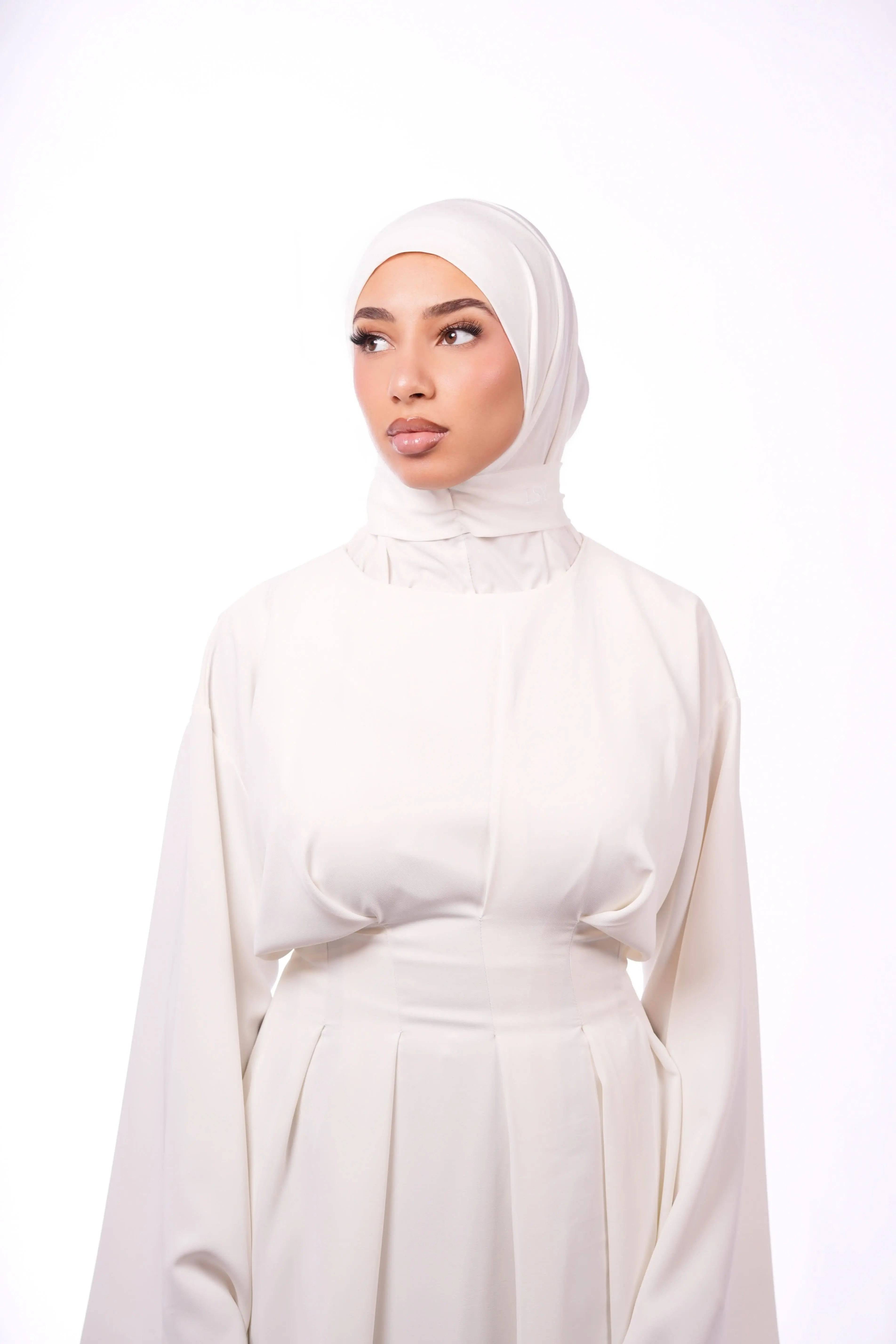 Instant Hijab - white Losyana.Shop