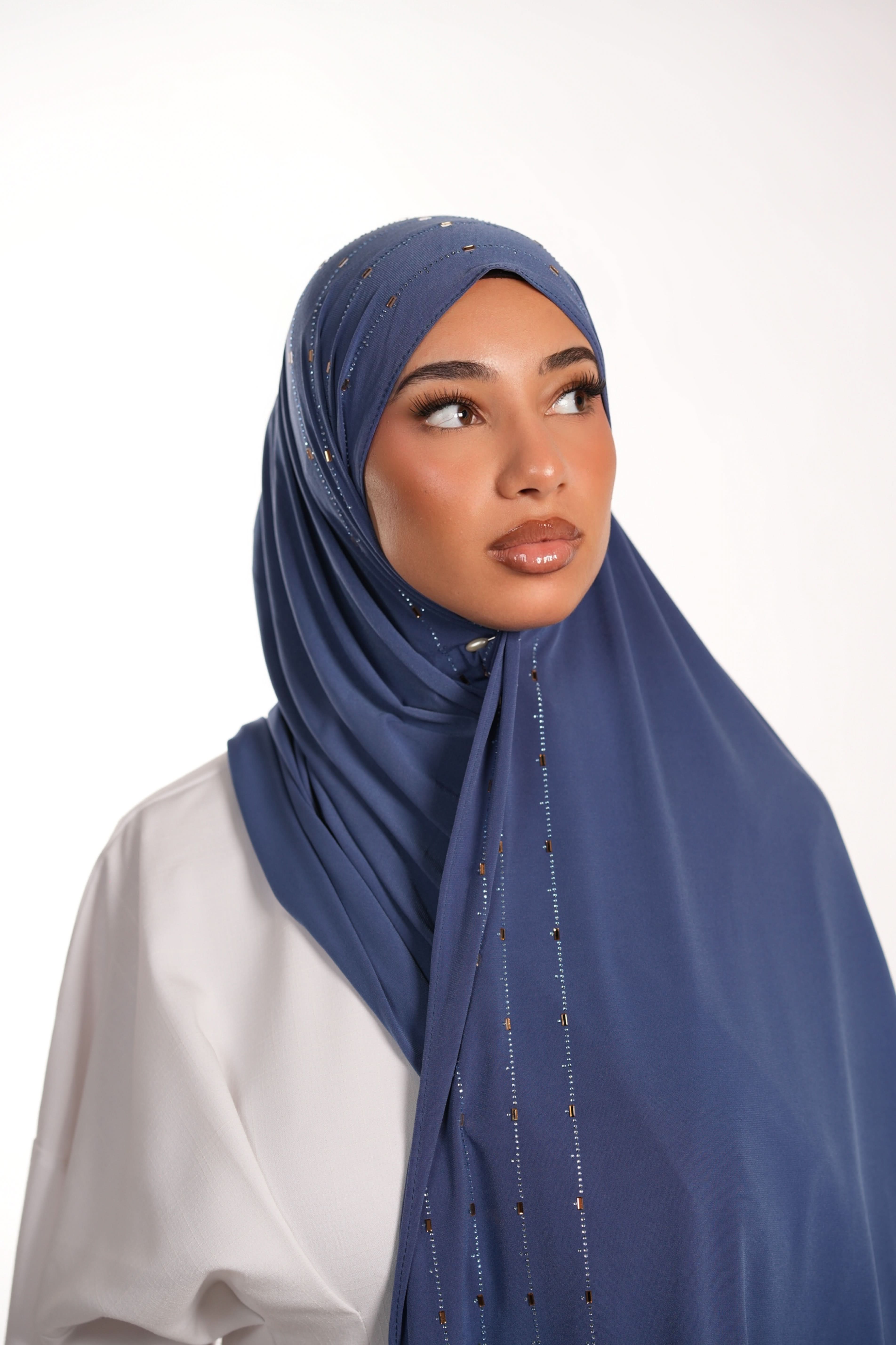 Premium Jersey Strass - ocean - Losyana.Shop