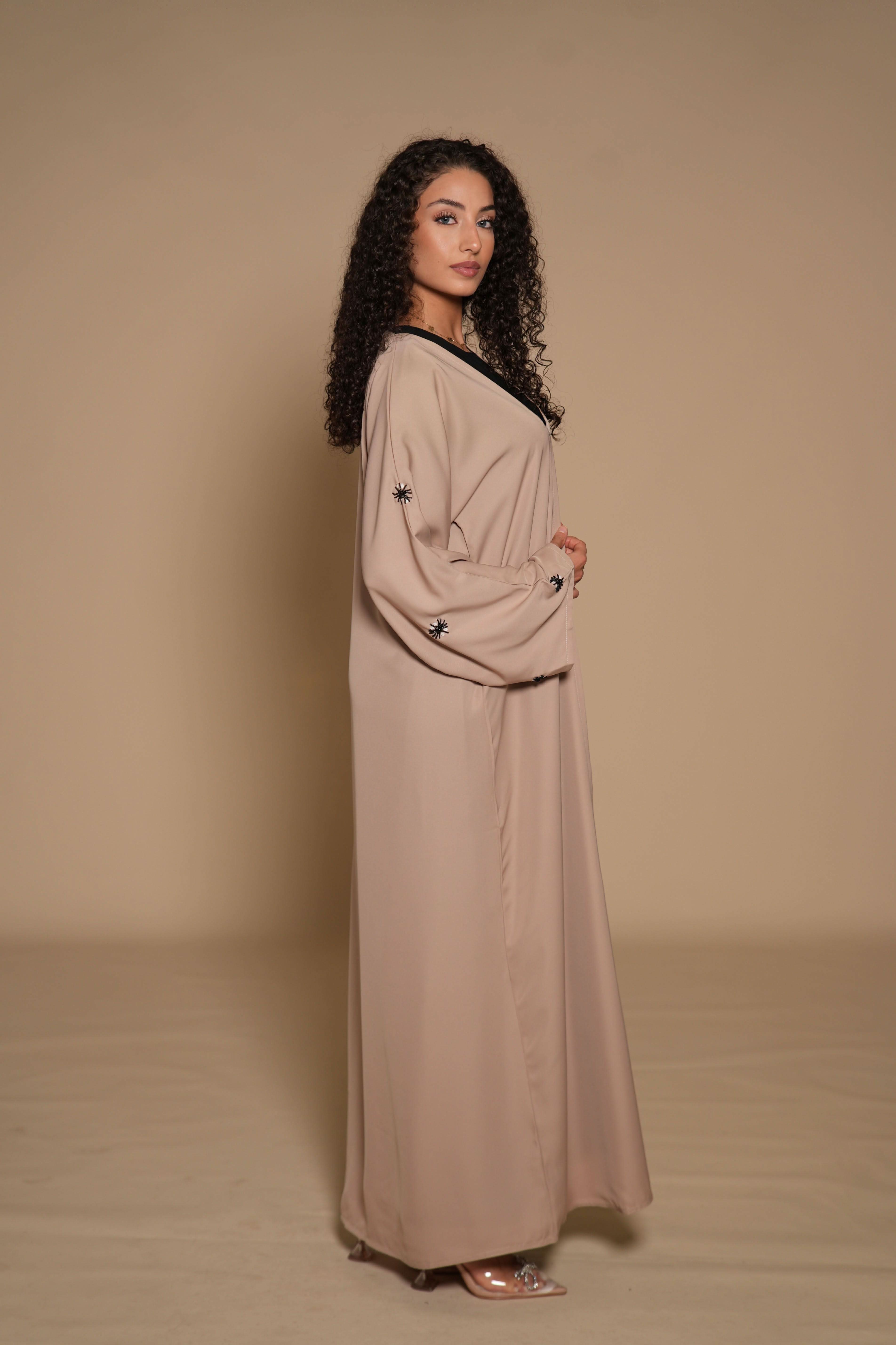 French Abaya - beige - Losyana.Shop