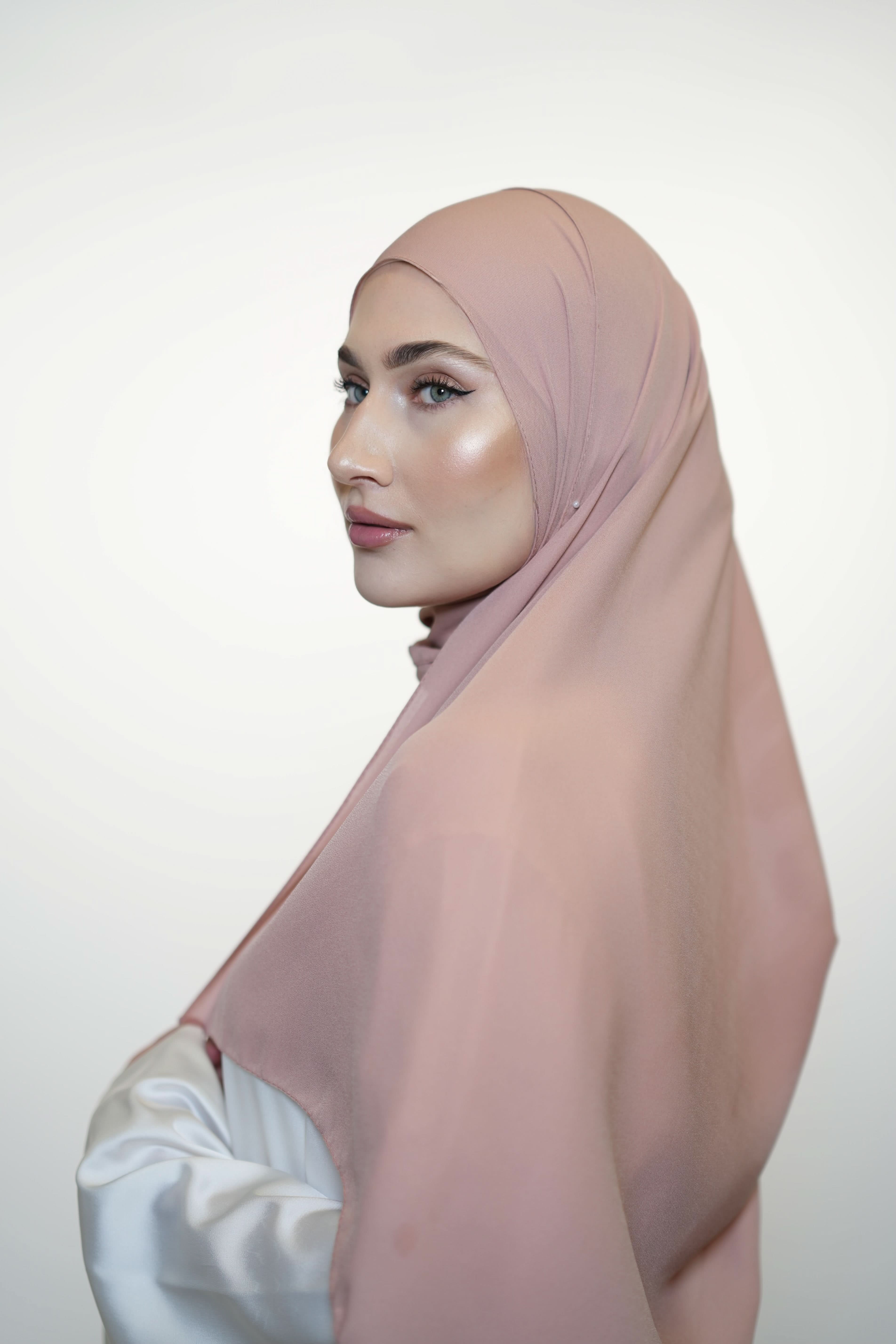 Crepe - dusty rose - Losyana.Shop