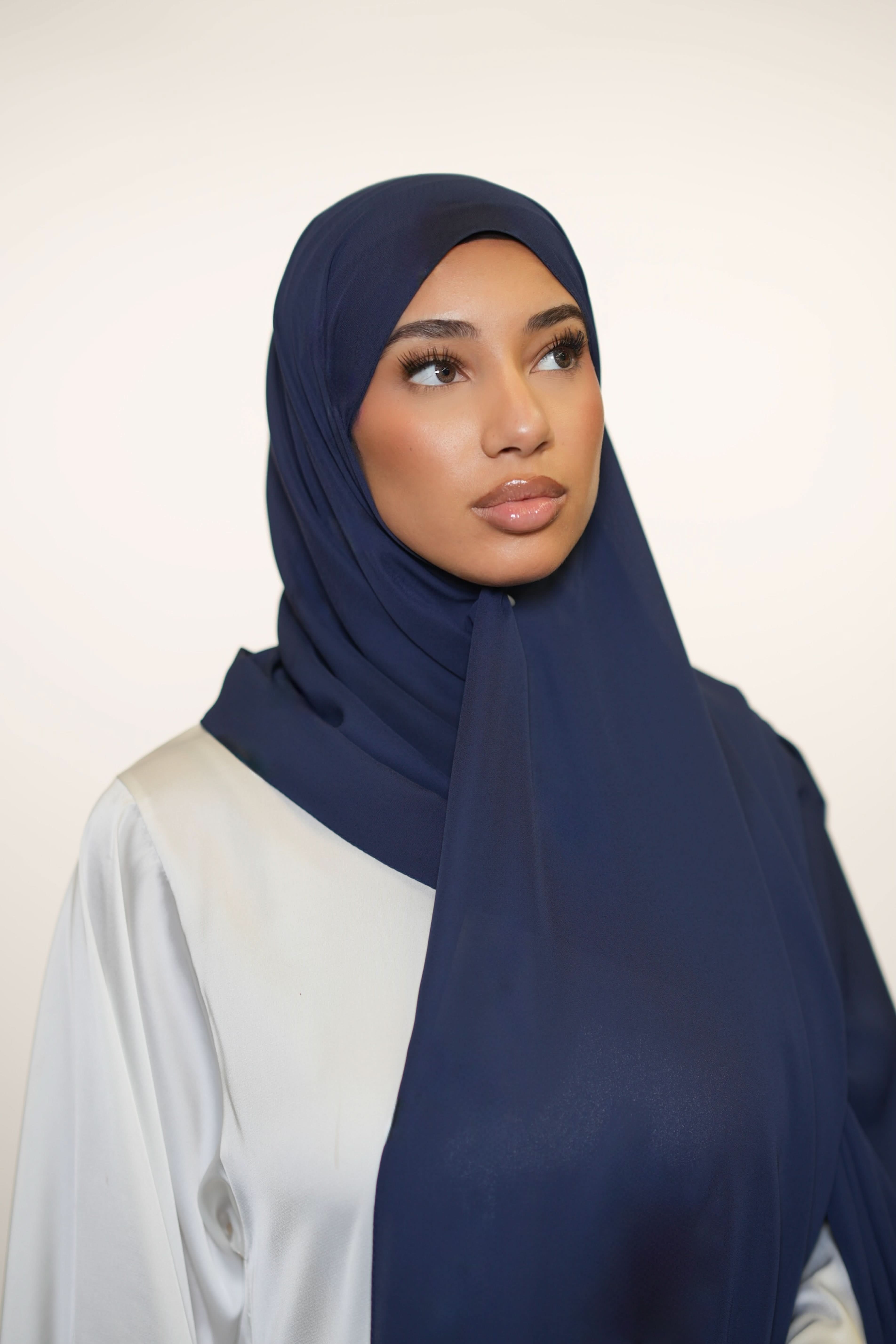 Crepe - royal blue - Losyana.Shop