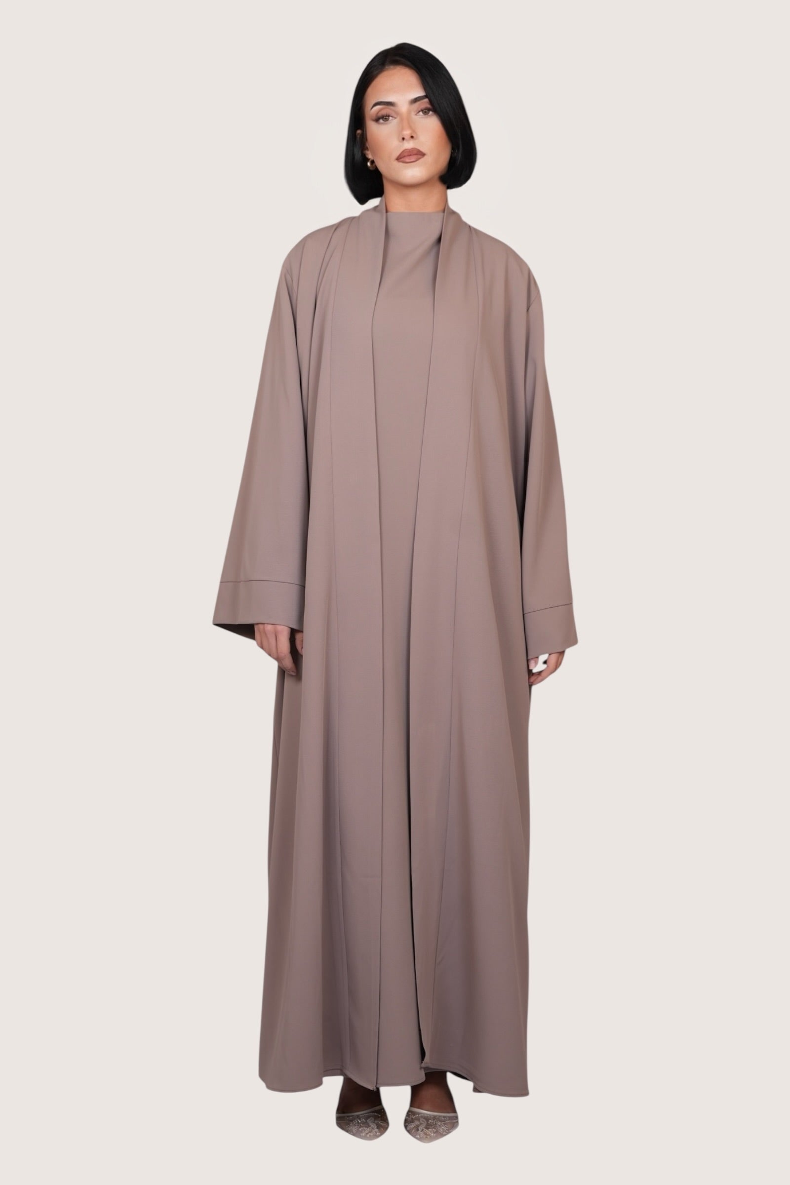 kimono abaya - stone