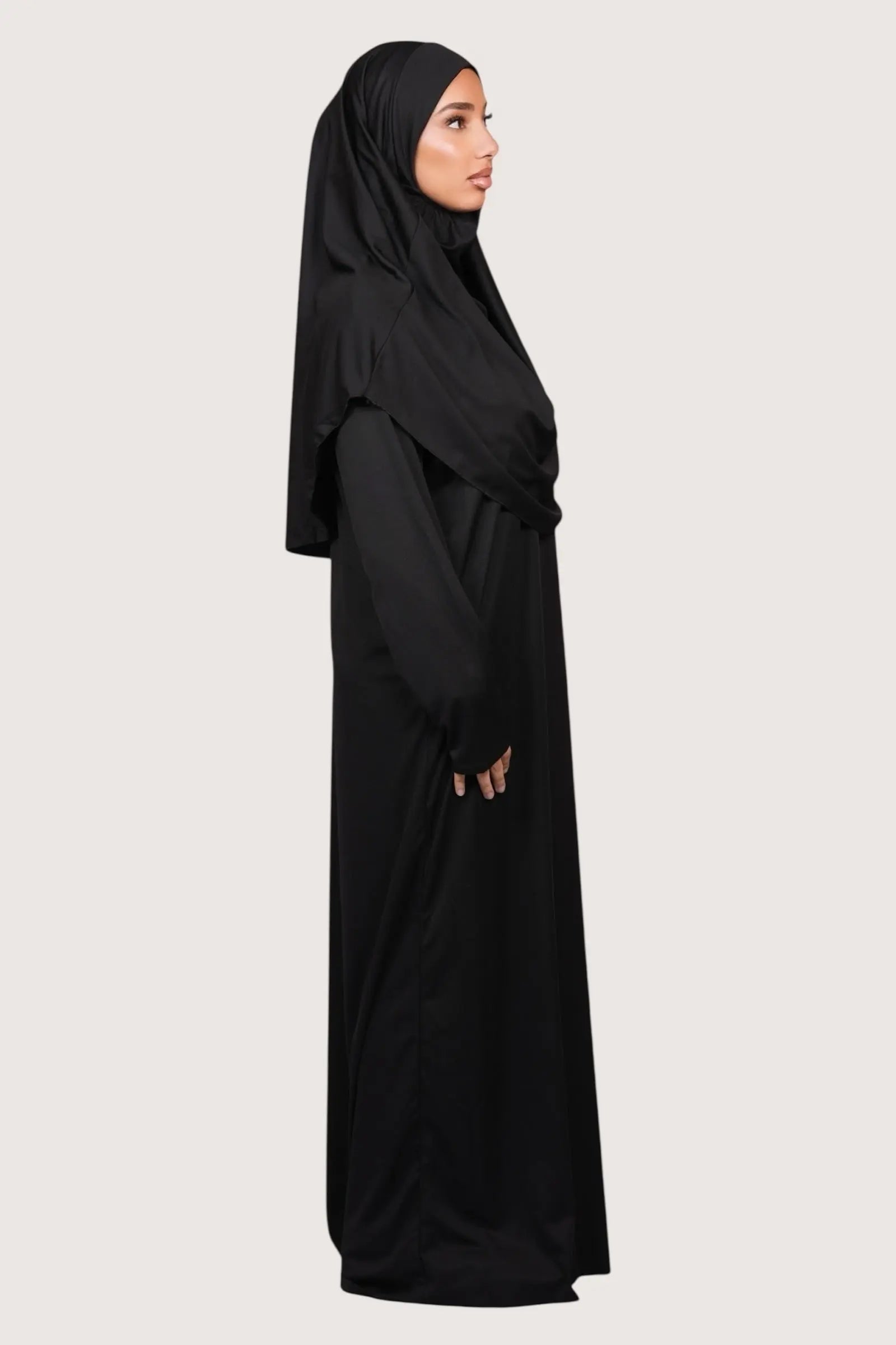 prayer dress jersey - black Losyana.Shop