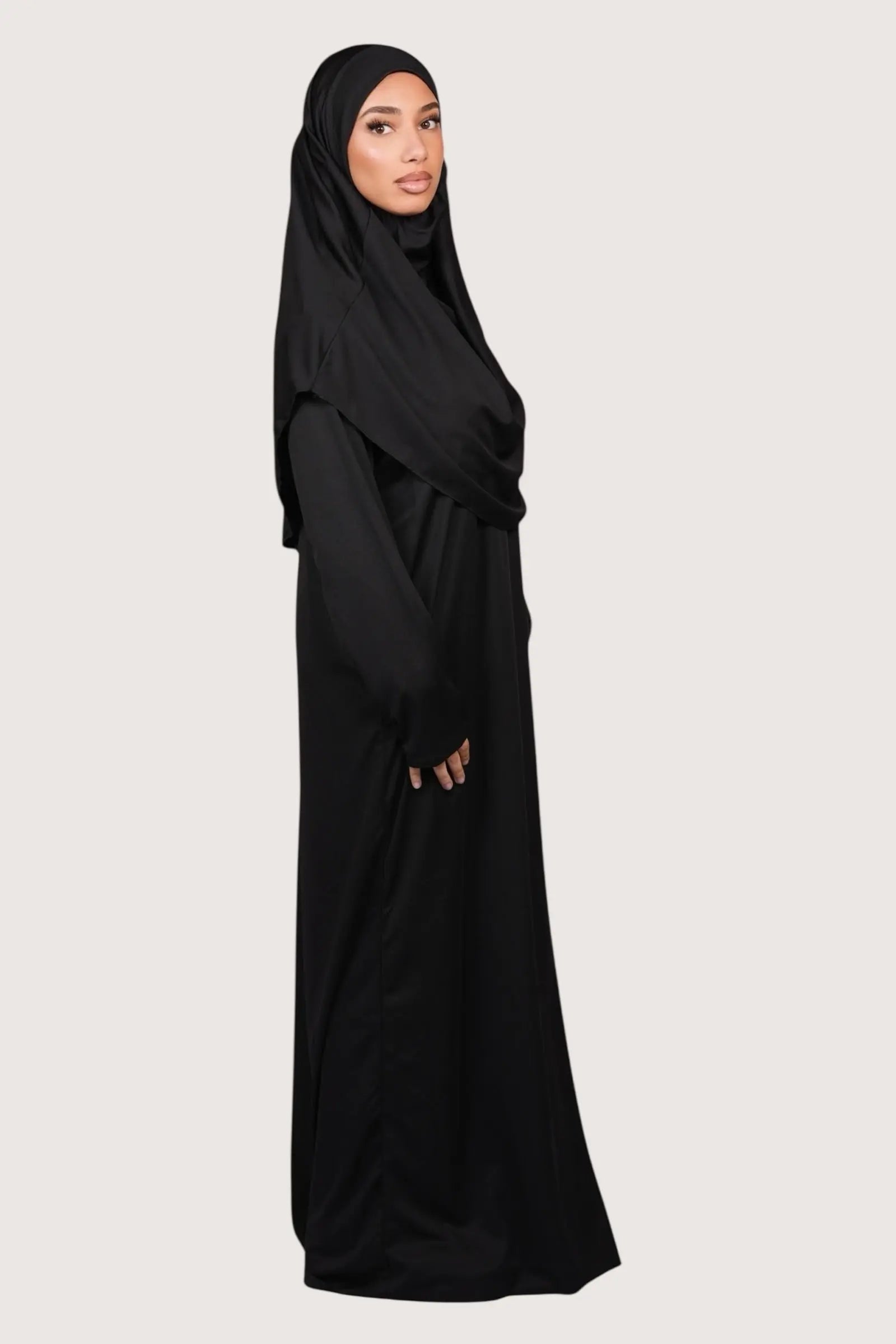 prayer dress jersey - black Losyana.Shop