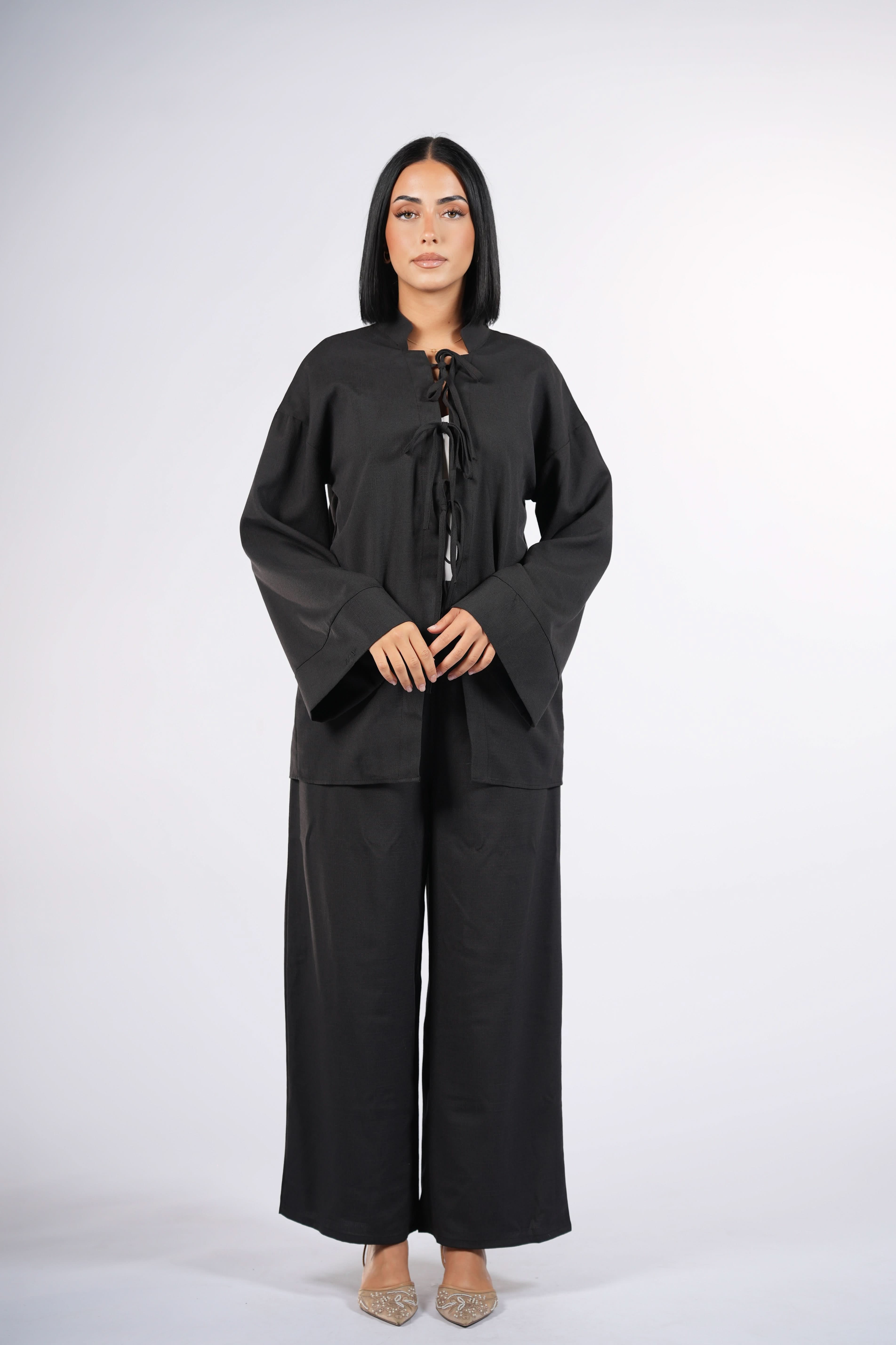 positano ease set - black - Losyana.Shop