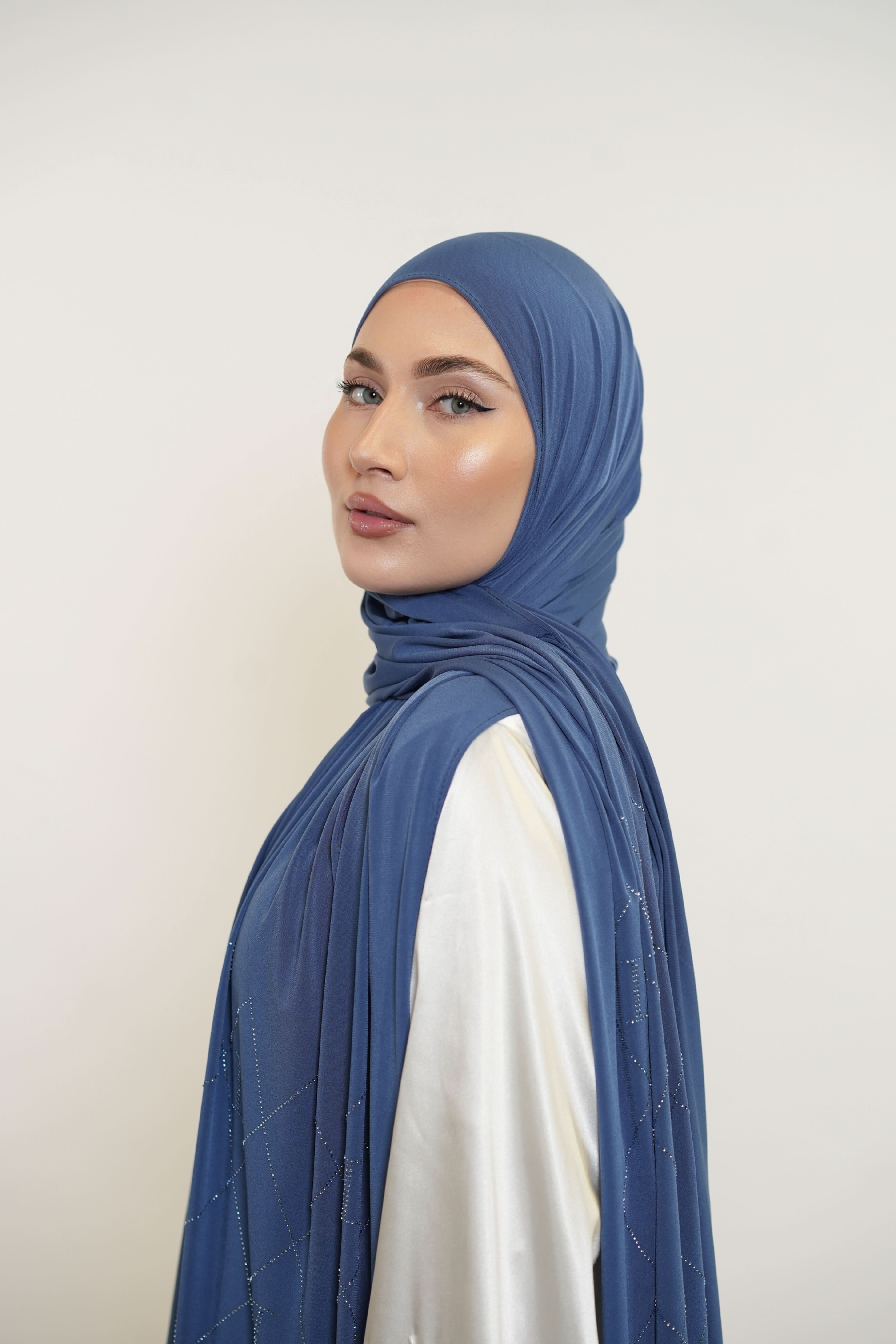 Premium Jersey Strass “L” - ocean - Losyana.Shop