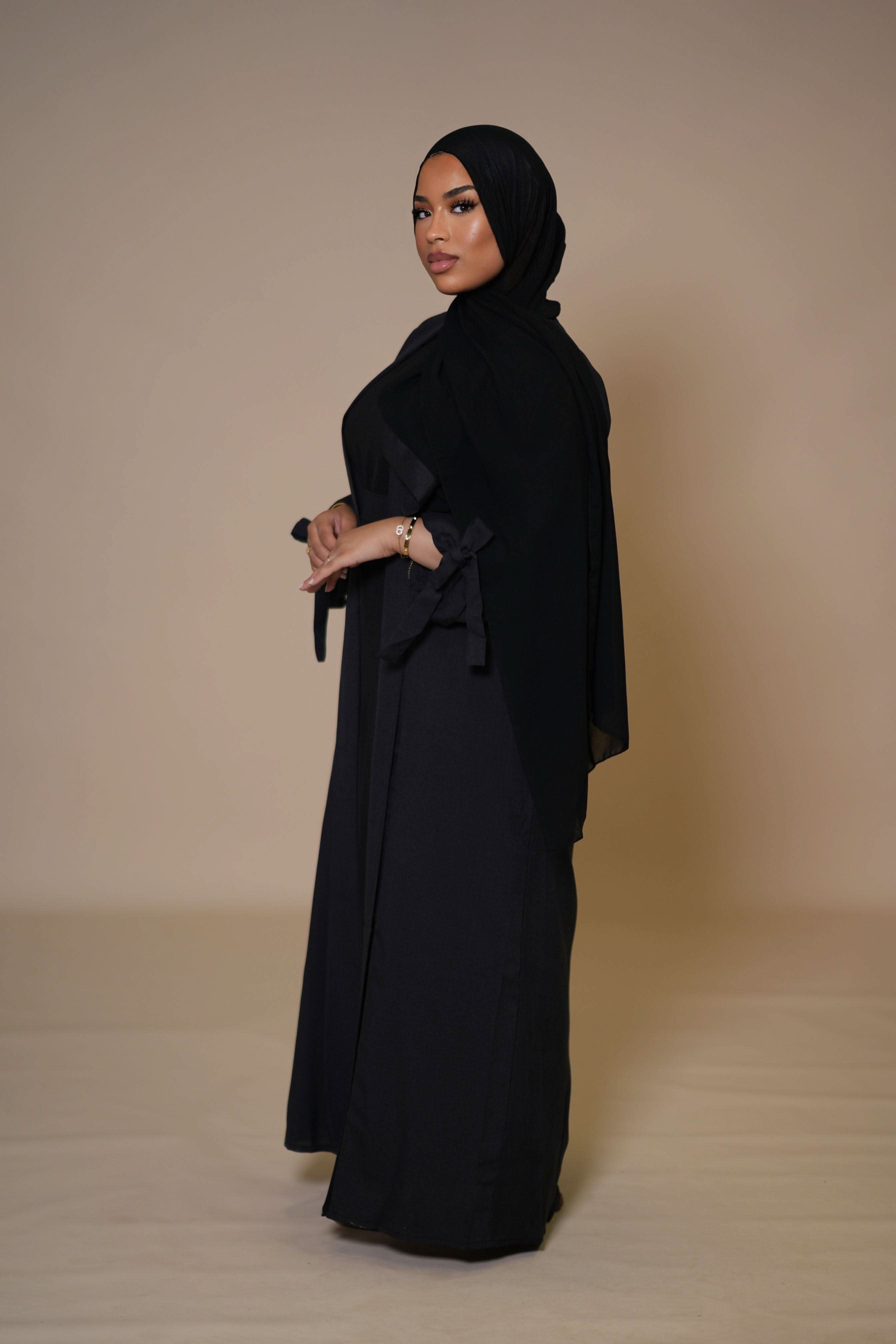 Dubai Linen Set - black - Losyana.Shop