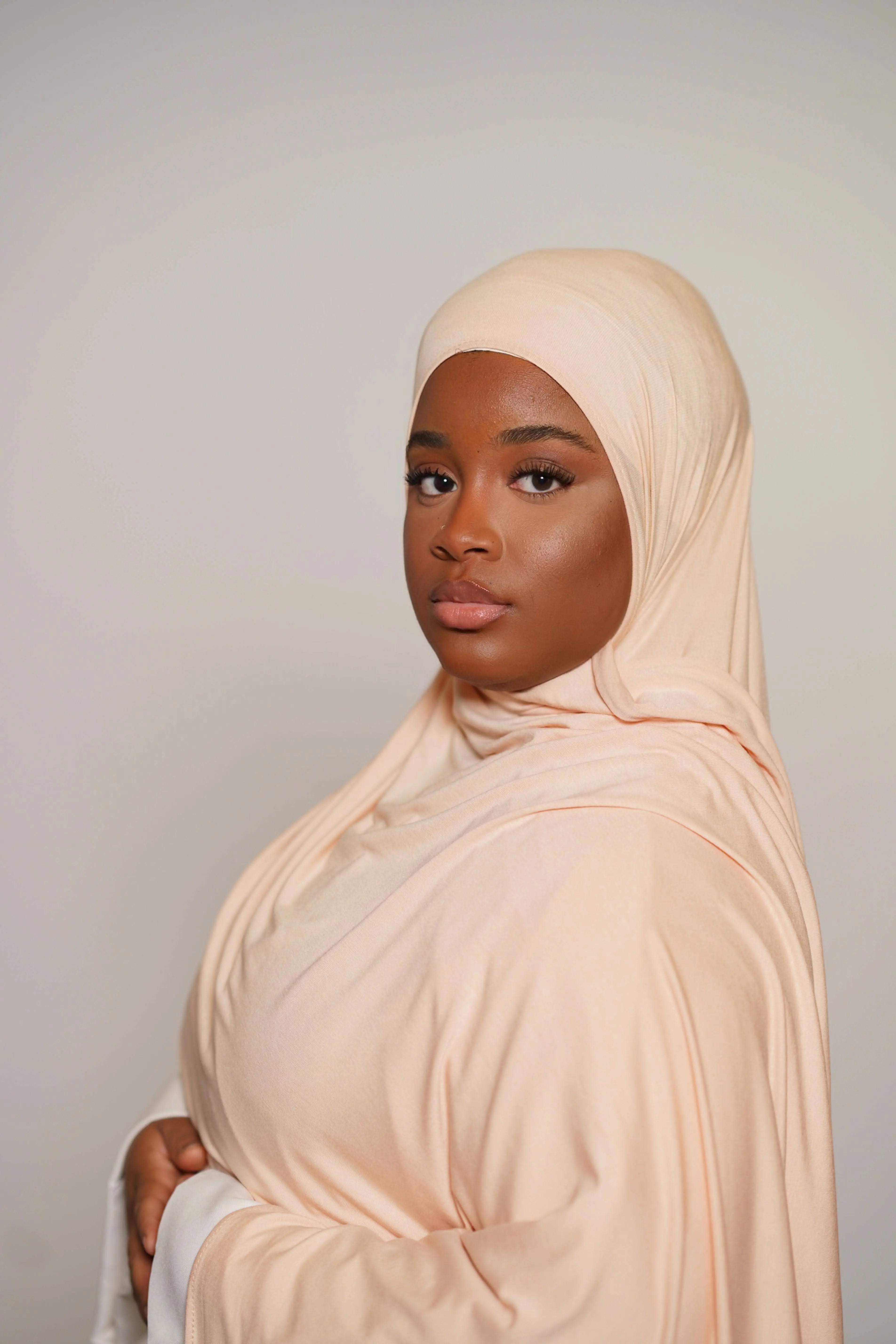 Jersey - light peach - Losyana.Shop