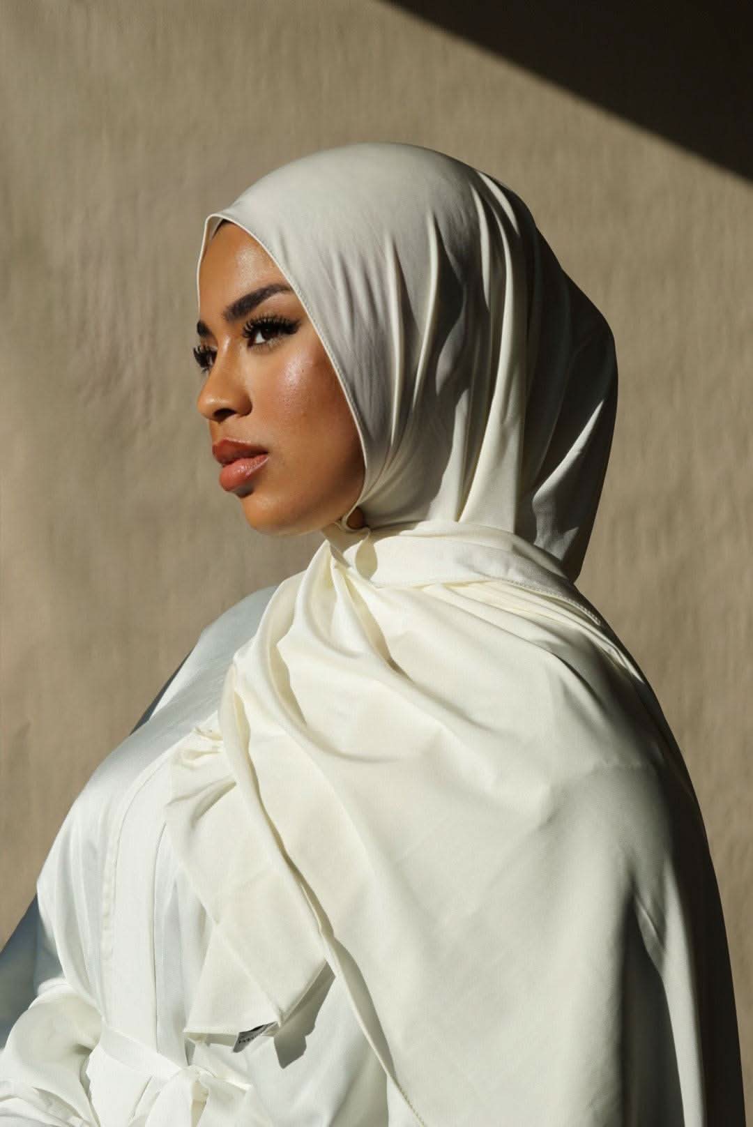 Satin Premium Jersey - off white - Losyana.Shop