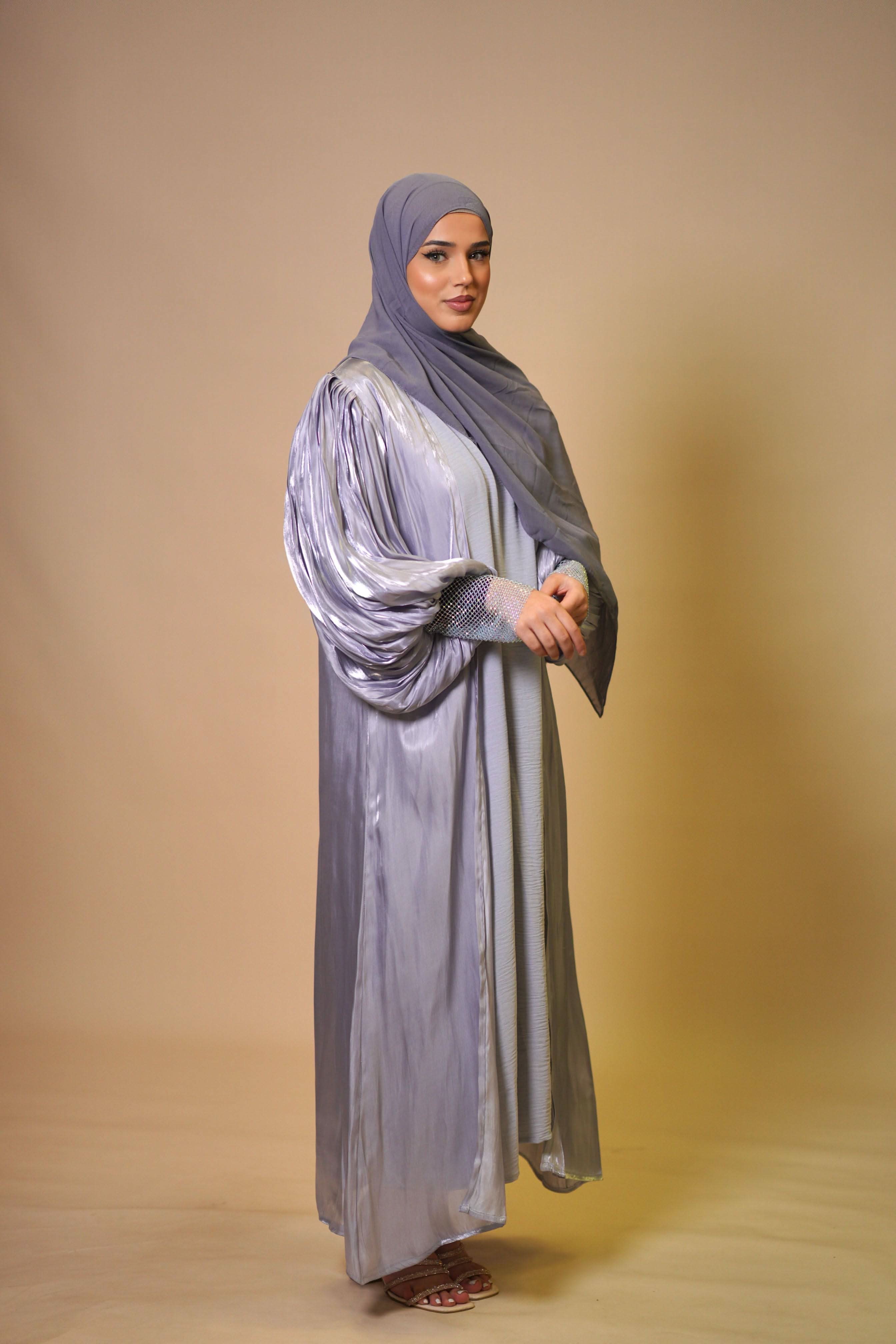 Emirate abaya - lavendel - Losyana.Shop