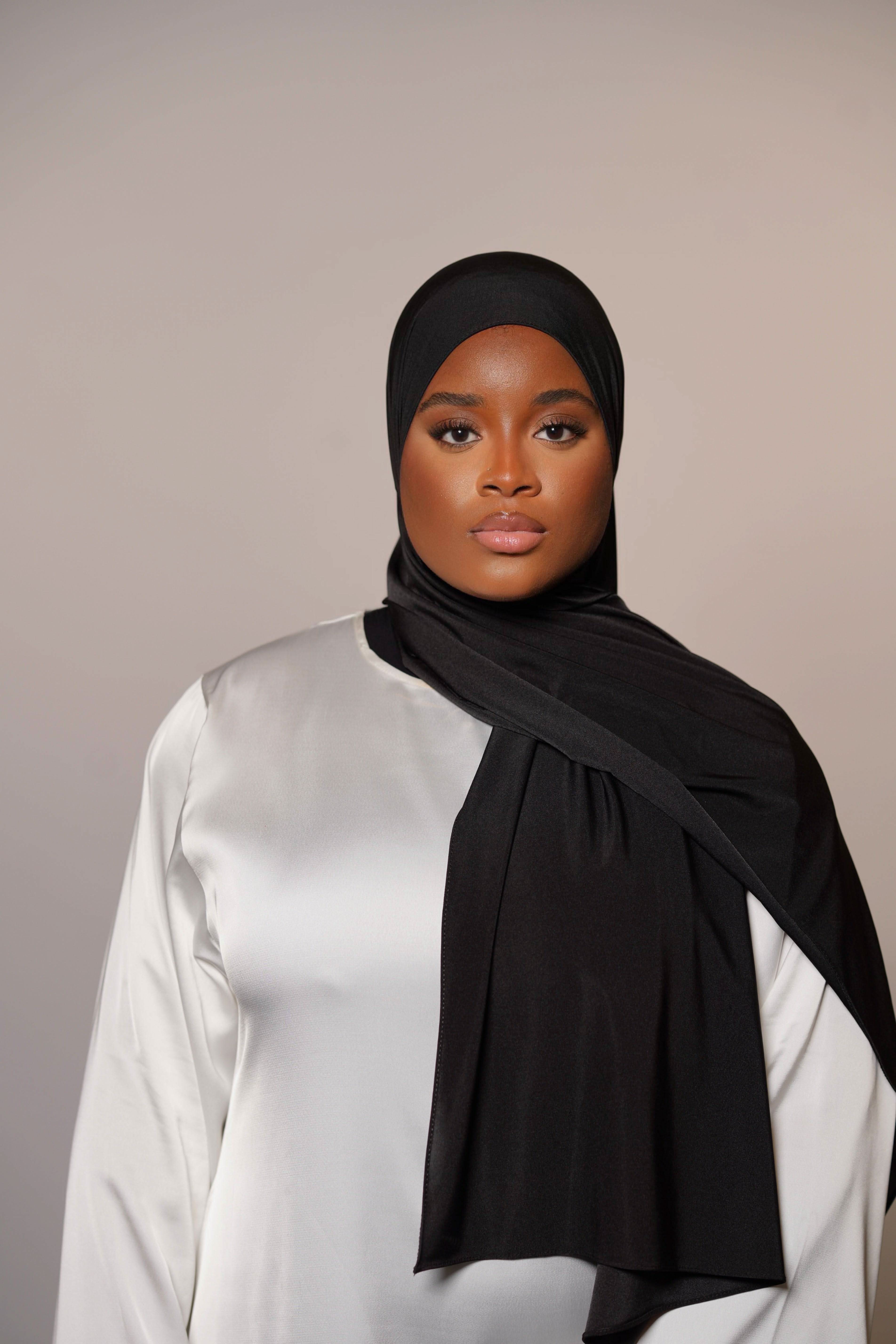 Satin Premium Jersey - black - Losyana.Shop