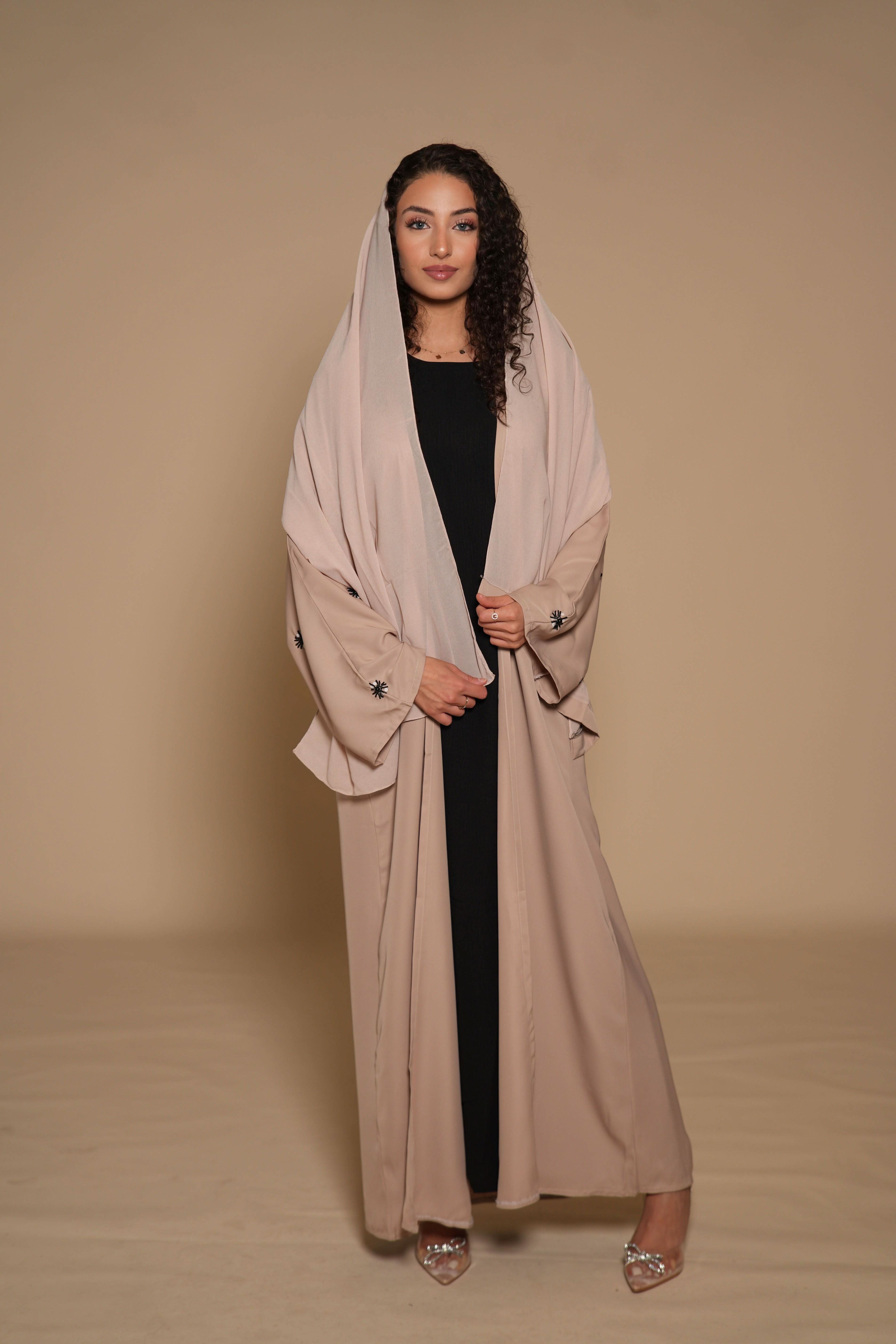 French Abaya - beige - Losyana.Shop