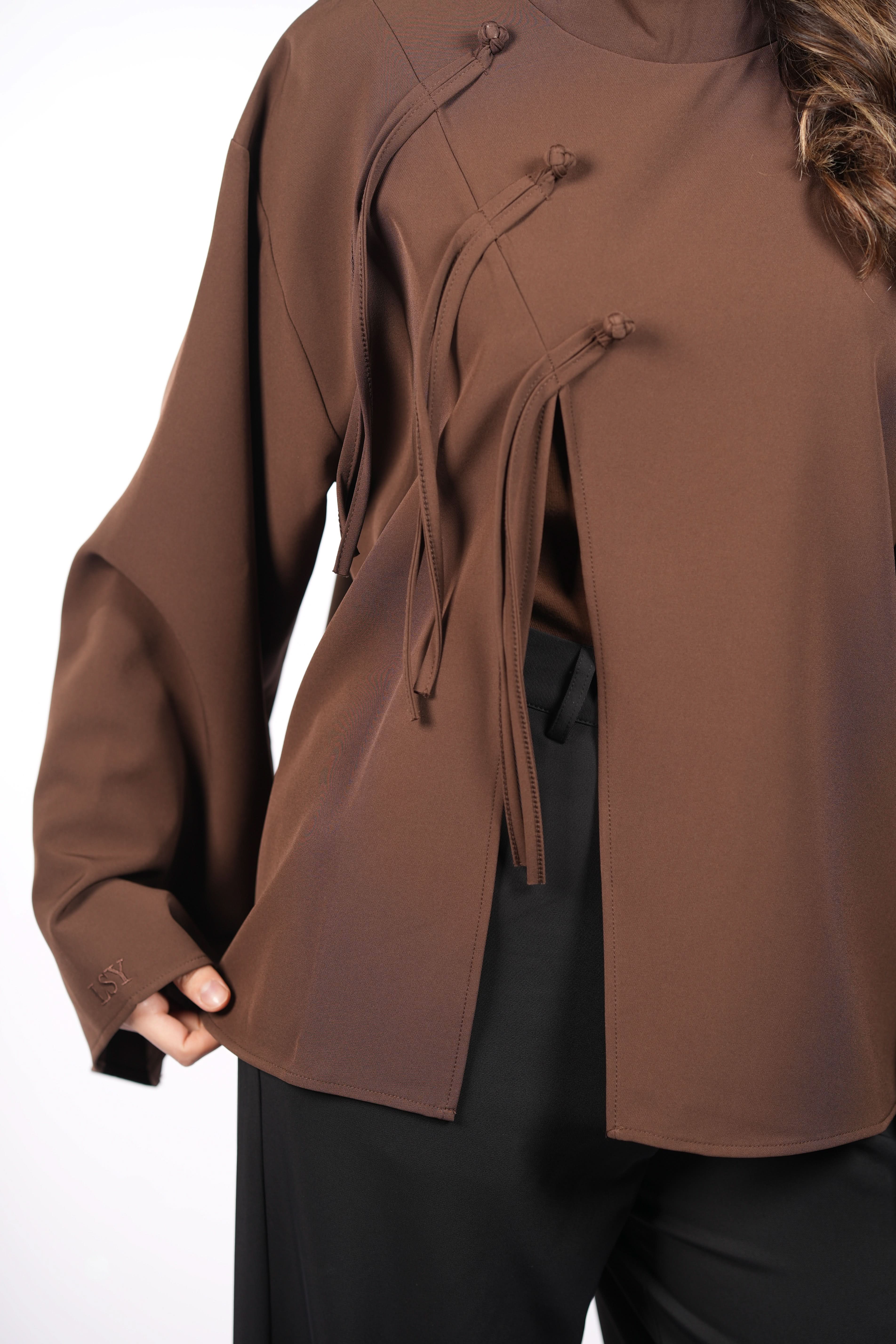 the legacy shirt - dark chocolate