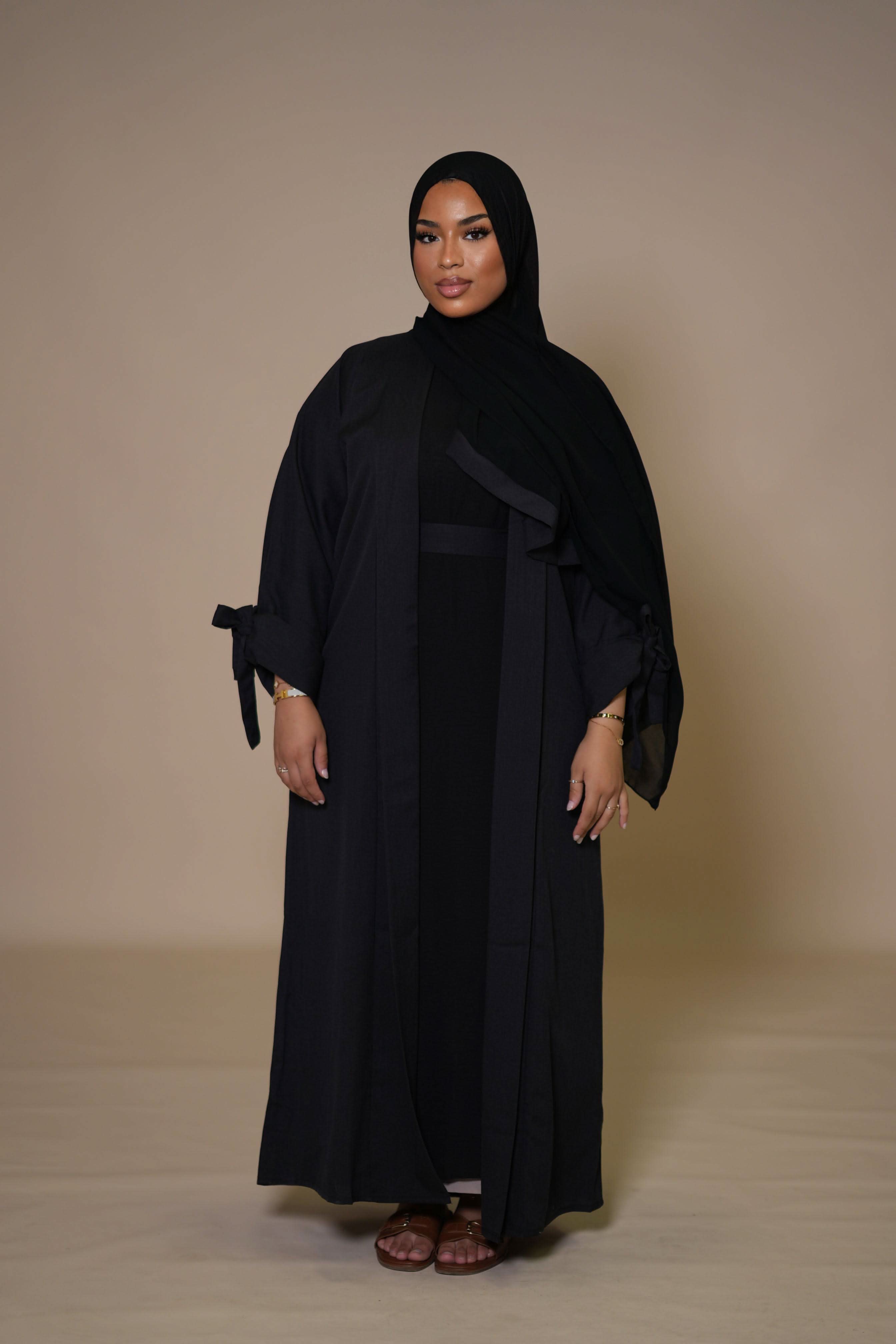 Dubai Linen Set - black - Losyana.Shop