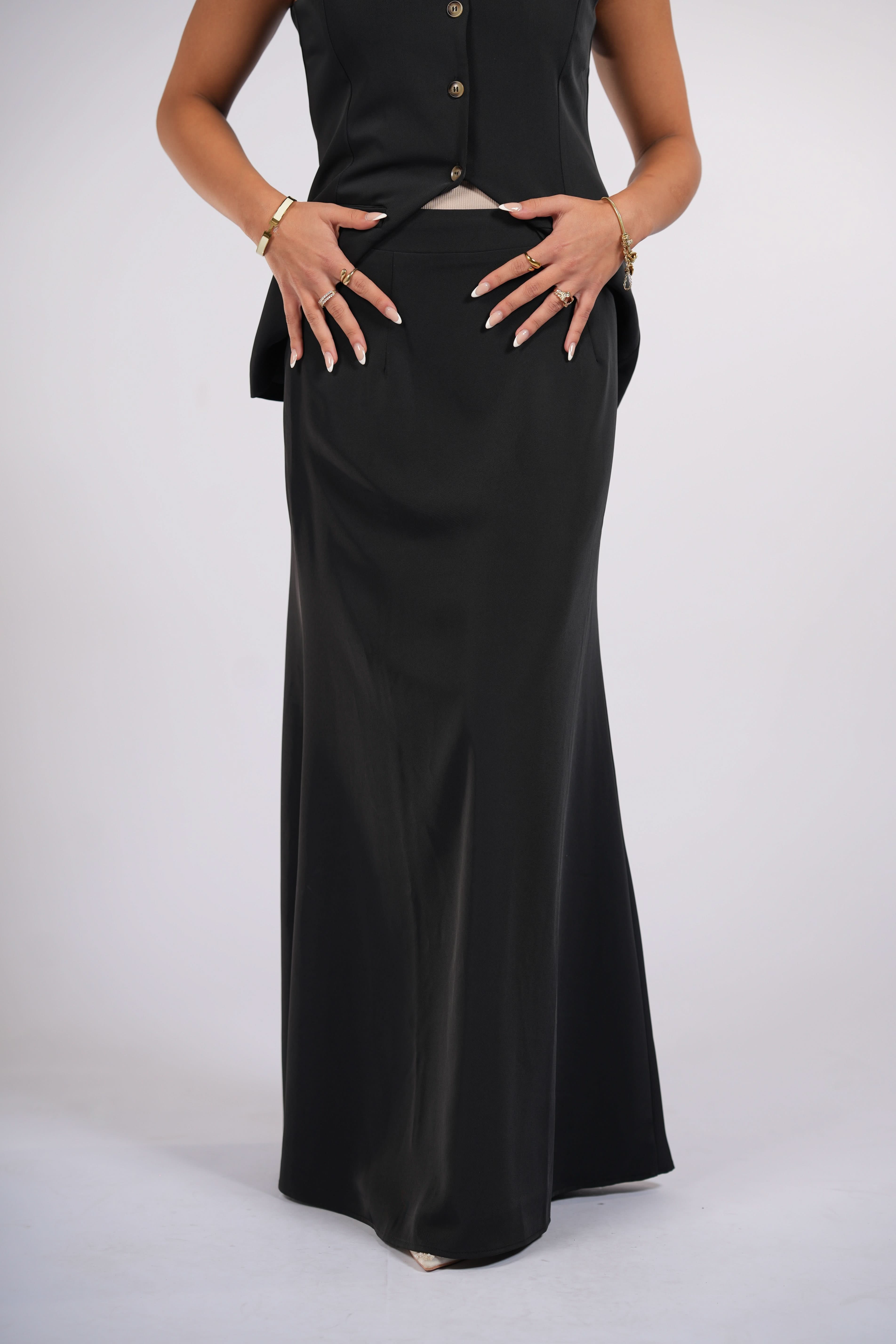 old vienna skirt - black - Losyana.Shop