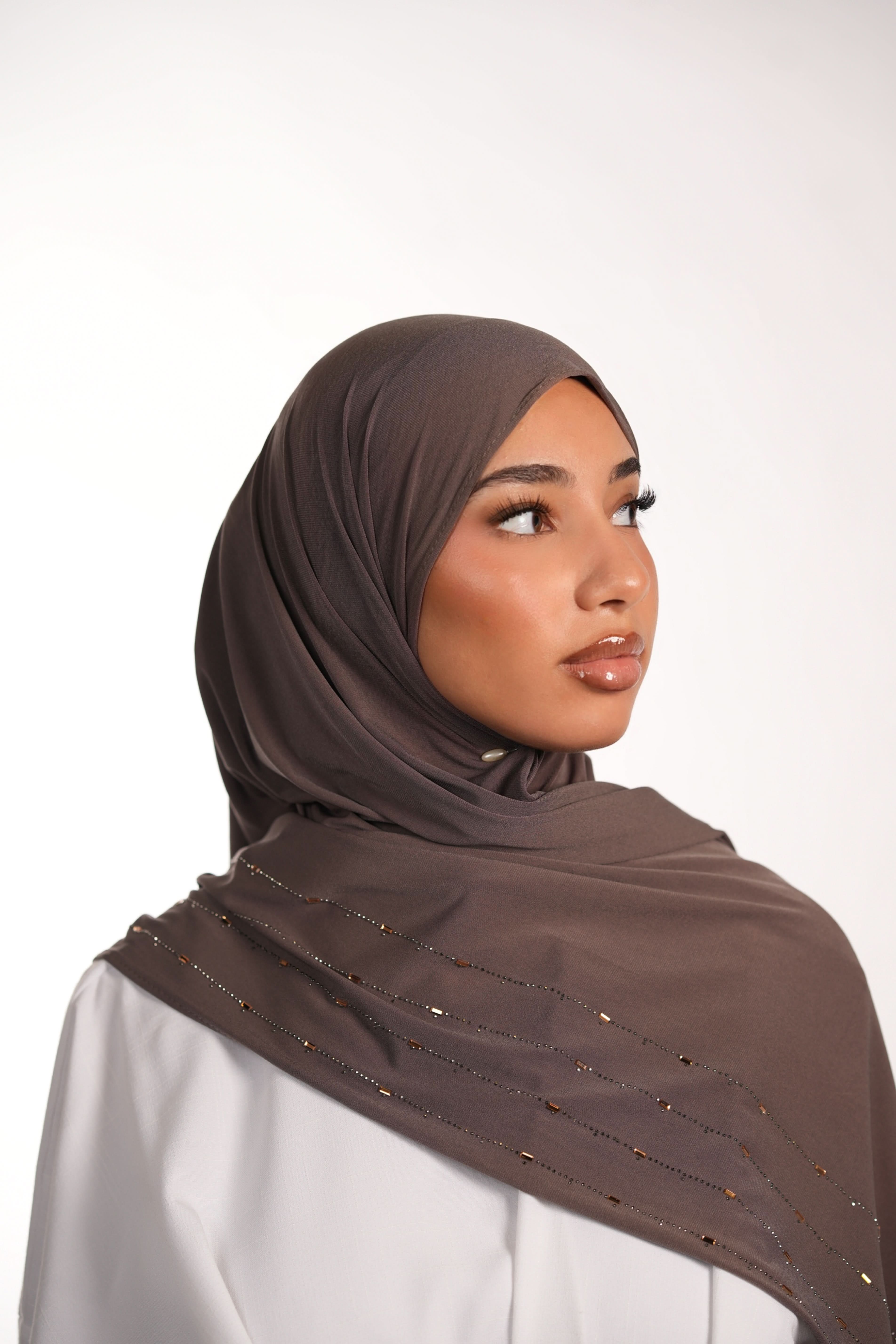 Premium Jersey Strass - wood - Losyana.Shop