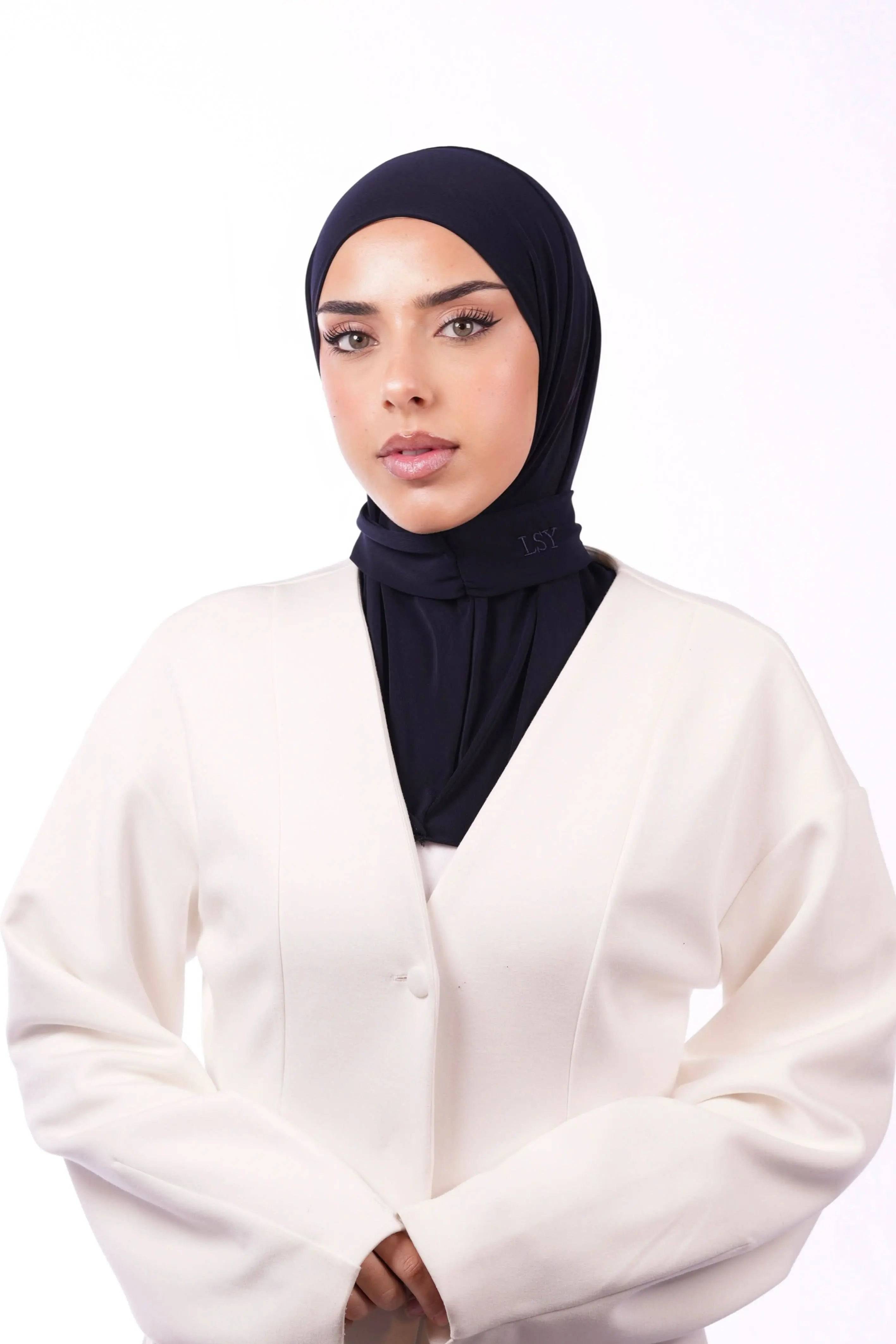 Instant Hijab - navy Losyana.Shop