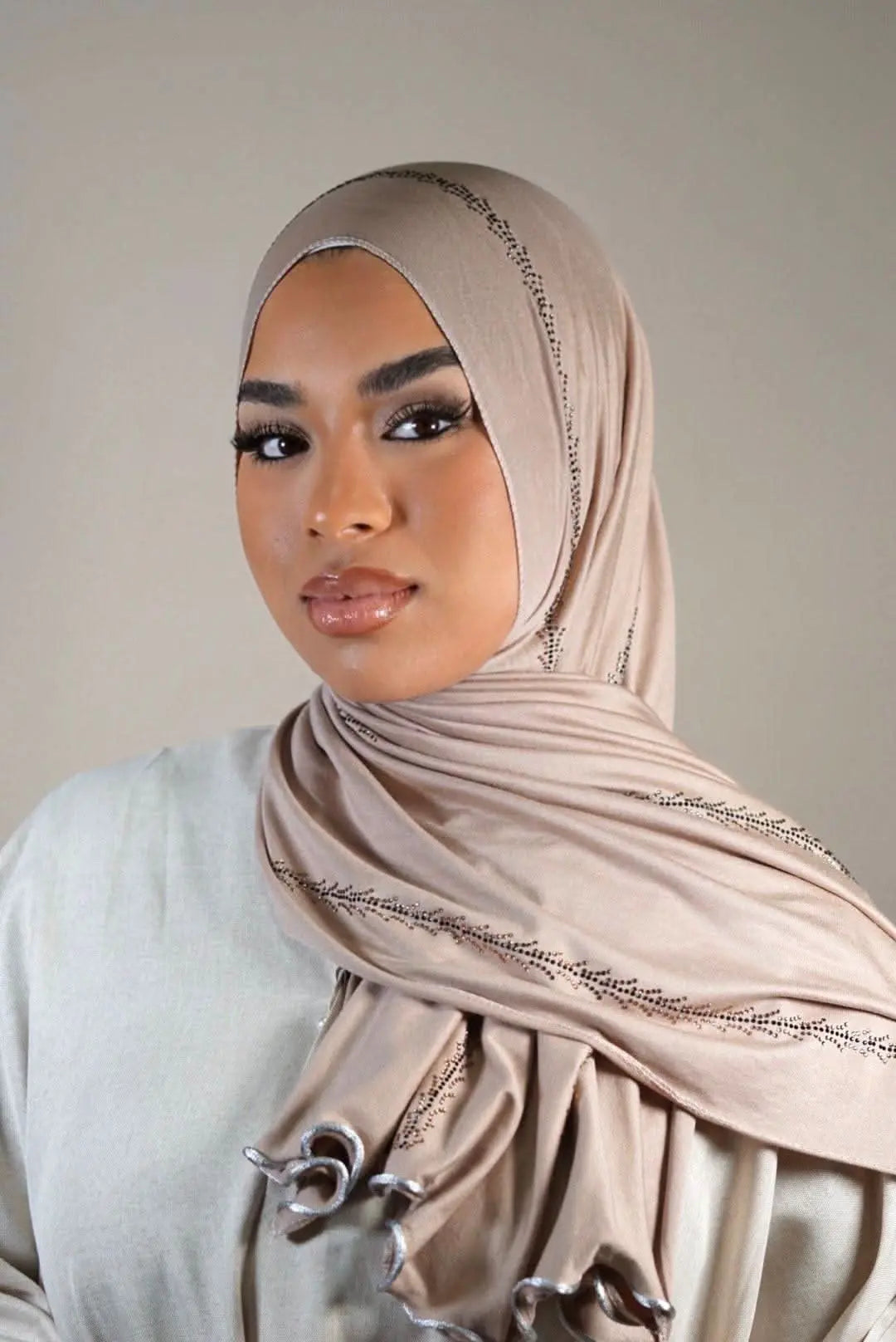 Diamond jersey 1 - taupe - Losyana.Shop