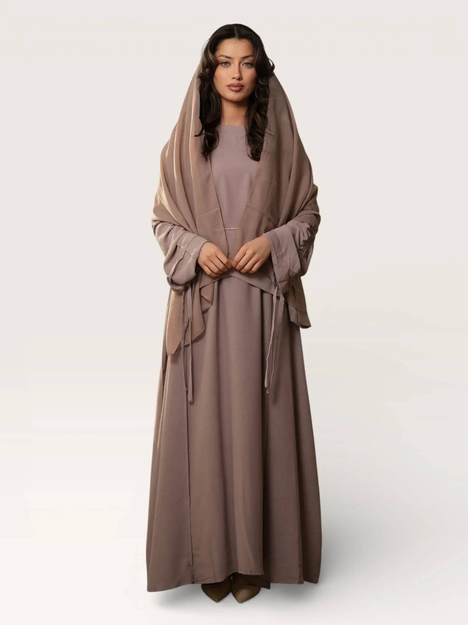 Daily Abaya - almond - Losyana.Shop